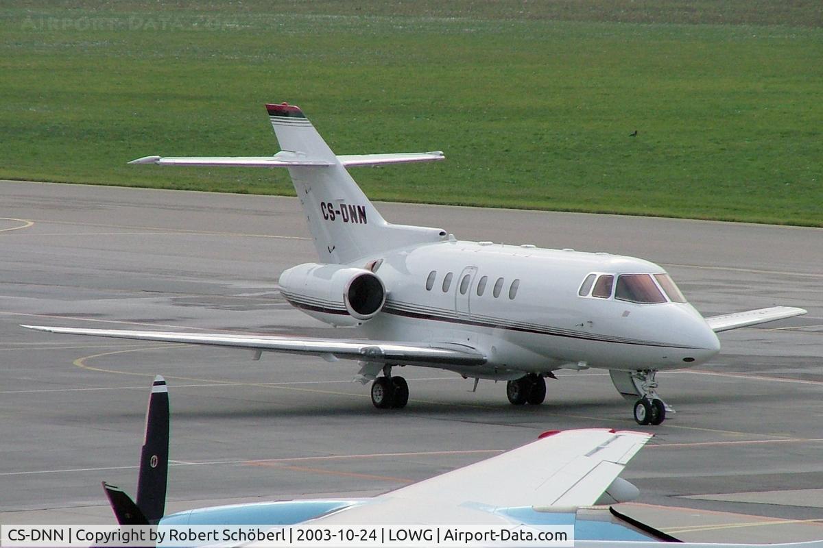 CS-DNN, 1999 Raytheon Hawker 800XP C/N 258435, CS-DNN @ LOWG 2003