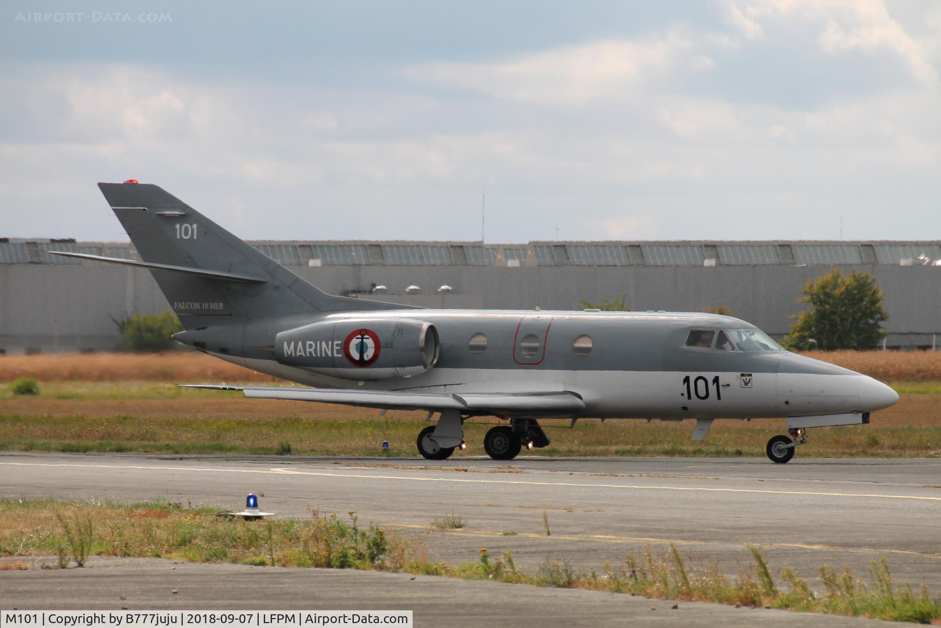 M101, 1977 Dassault Falcon 10MER C/N 101, at  Melun