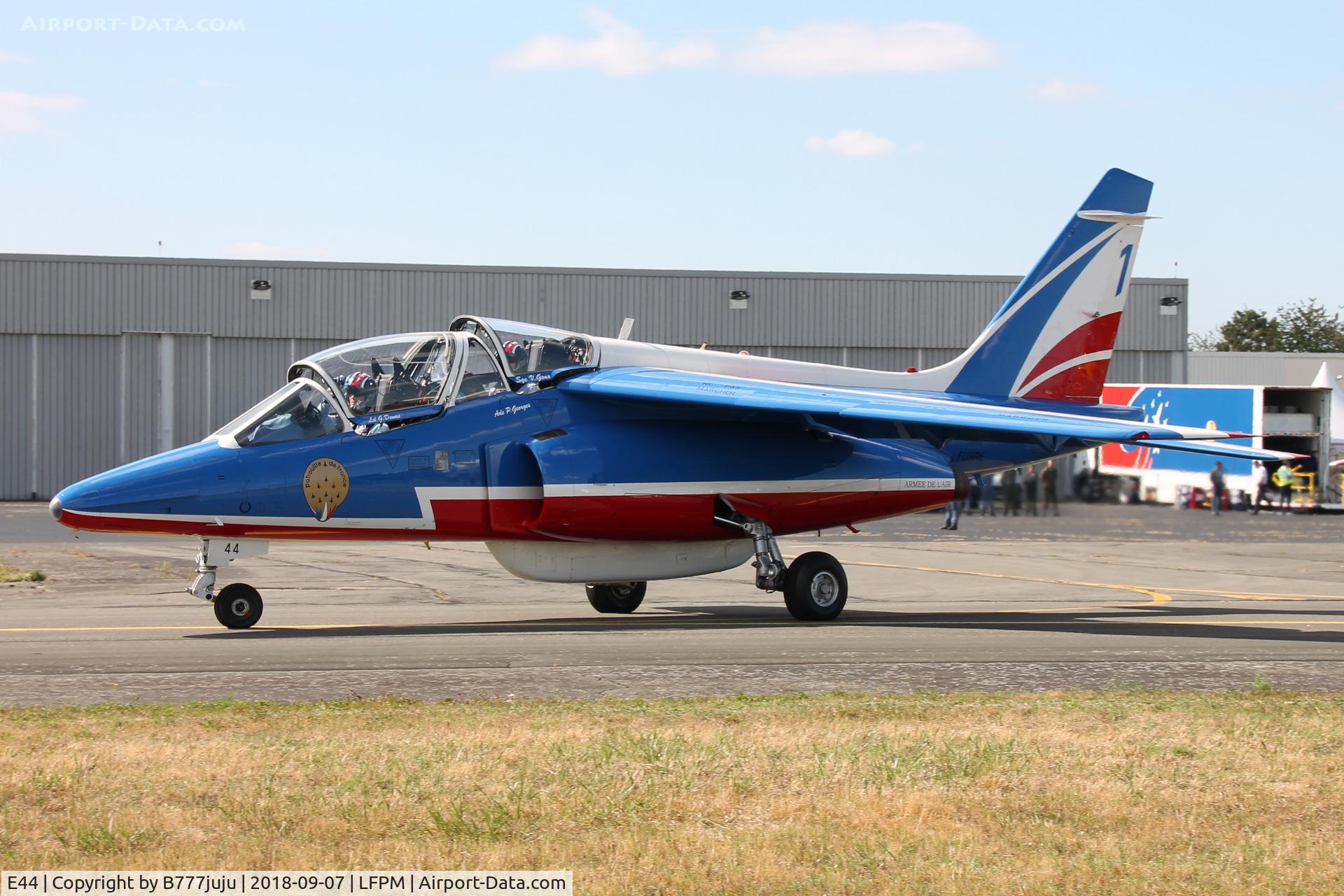 E44, Dassault-Dornier Alpha Jet E C/N E44, at Melun