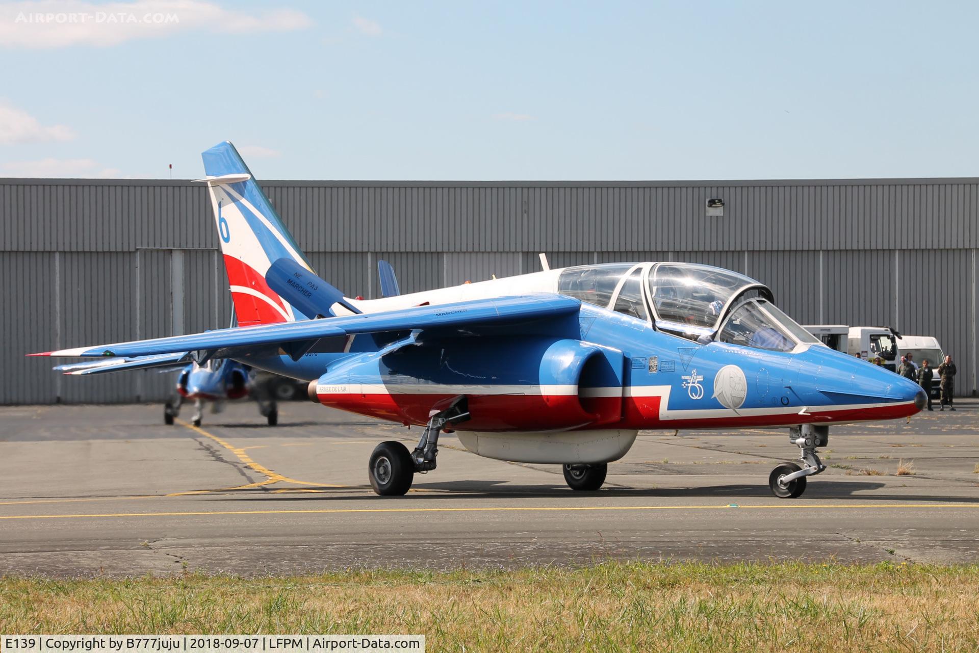 E139, Dassault-Dornier Alpha Jet E C/N E139, at Melun