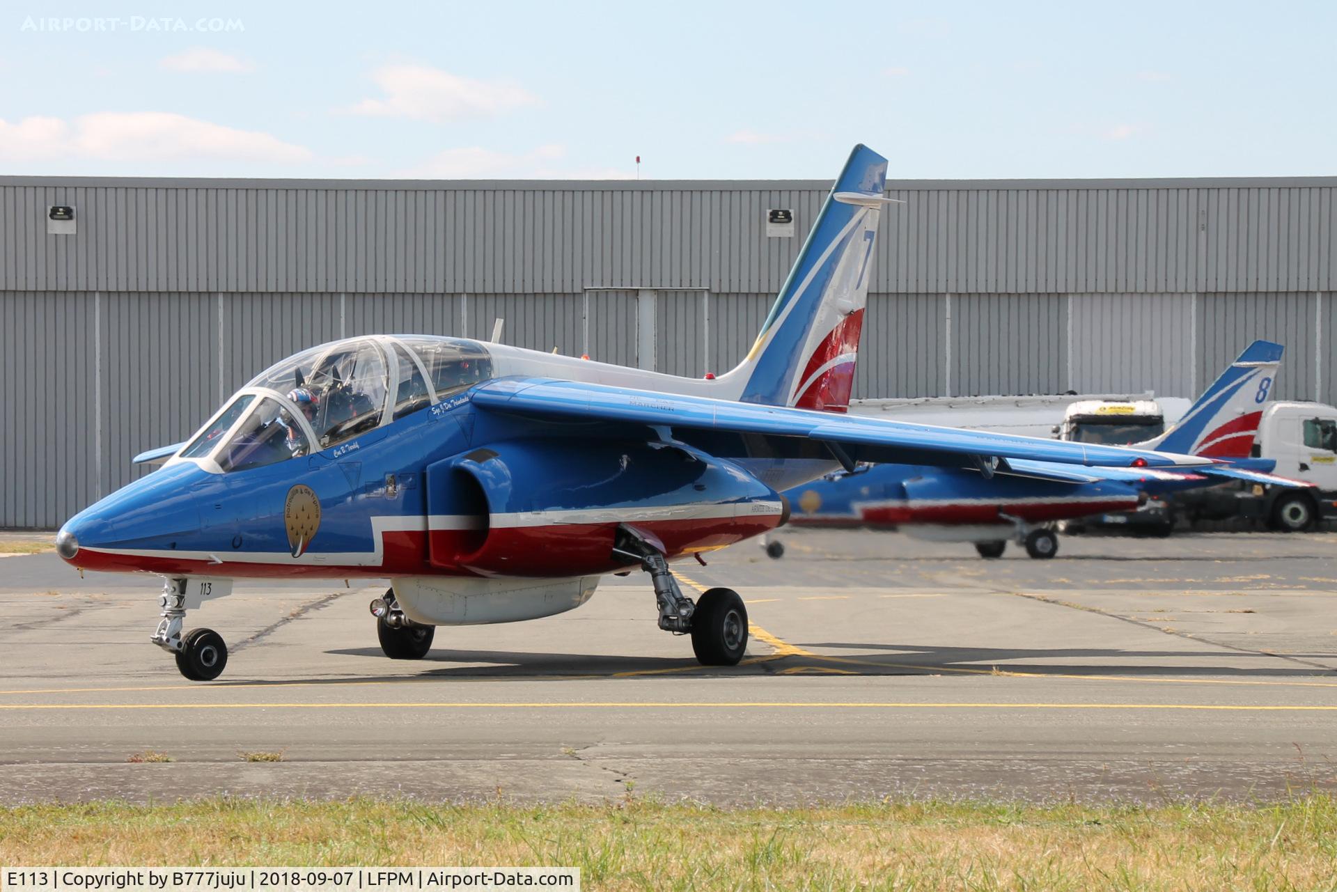E113, Dassault-Dornier Alpha Jet E C/N E113, at Melun
