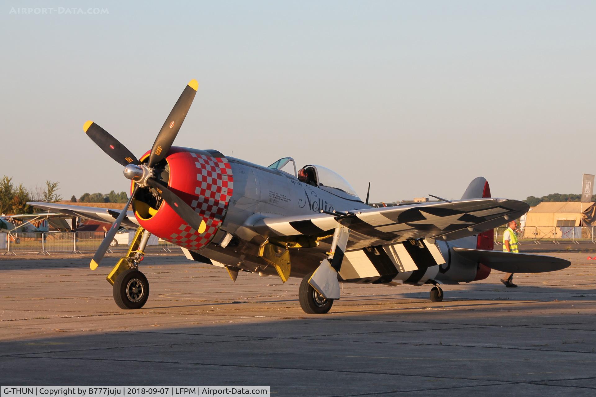 G-THUN, 1945 Republic P-47D Thunderbolt C/N 399-55731, at Melun