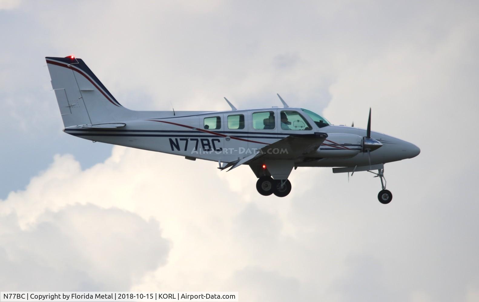 N77BC, 1975 Beech 58 Baron C/N TH-608, NBAA 2018