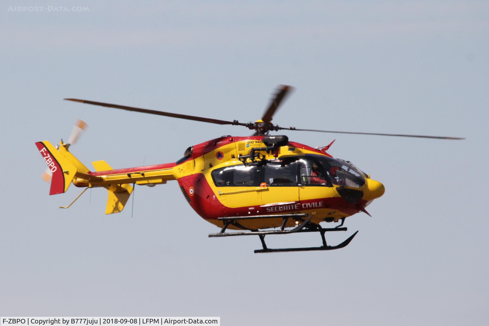 F-ZBPO, Eurocopter-Kawasaki EC-145 (BK-117C-2) C/N 9024, at Melun