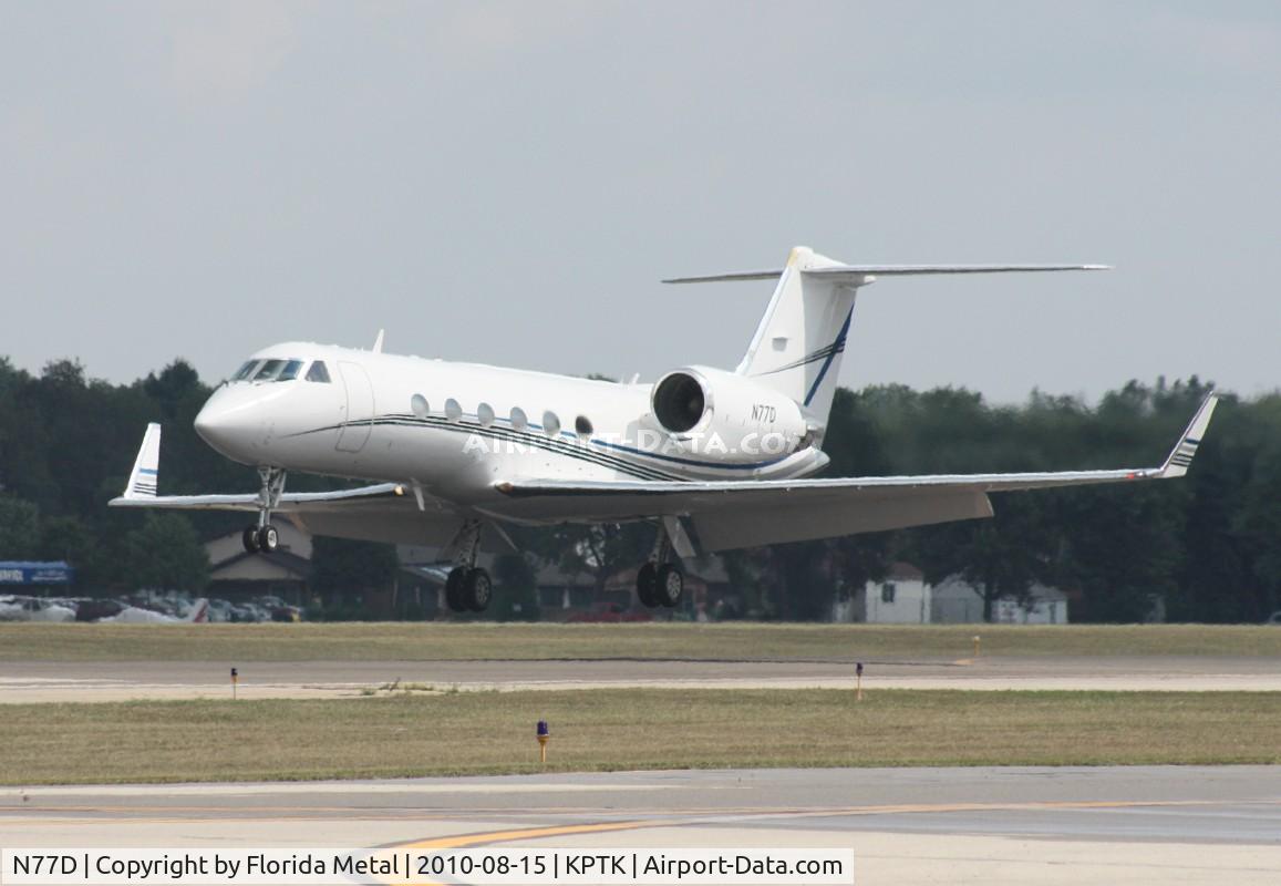 N77D, 1998 Gulfstream Aerospace G-IV C/N 1340, PTK 2010