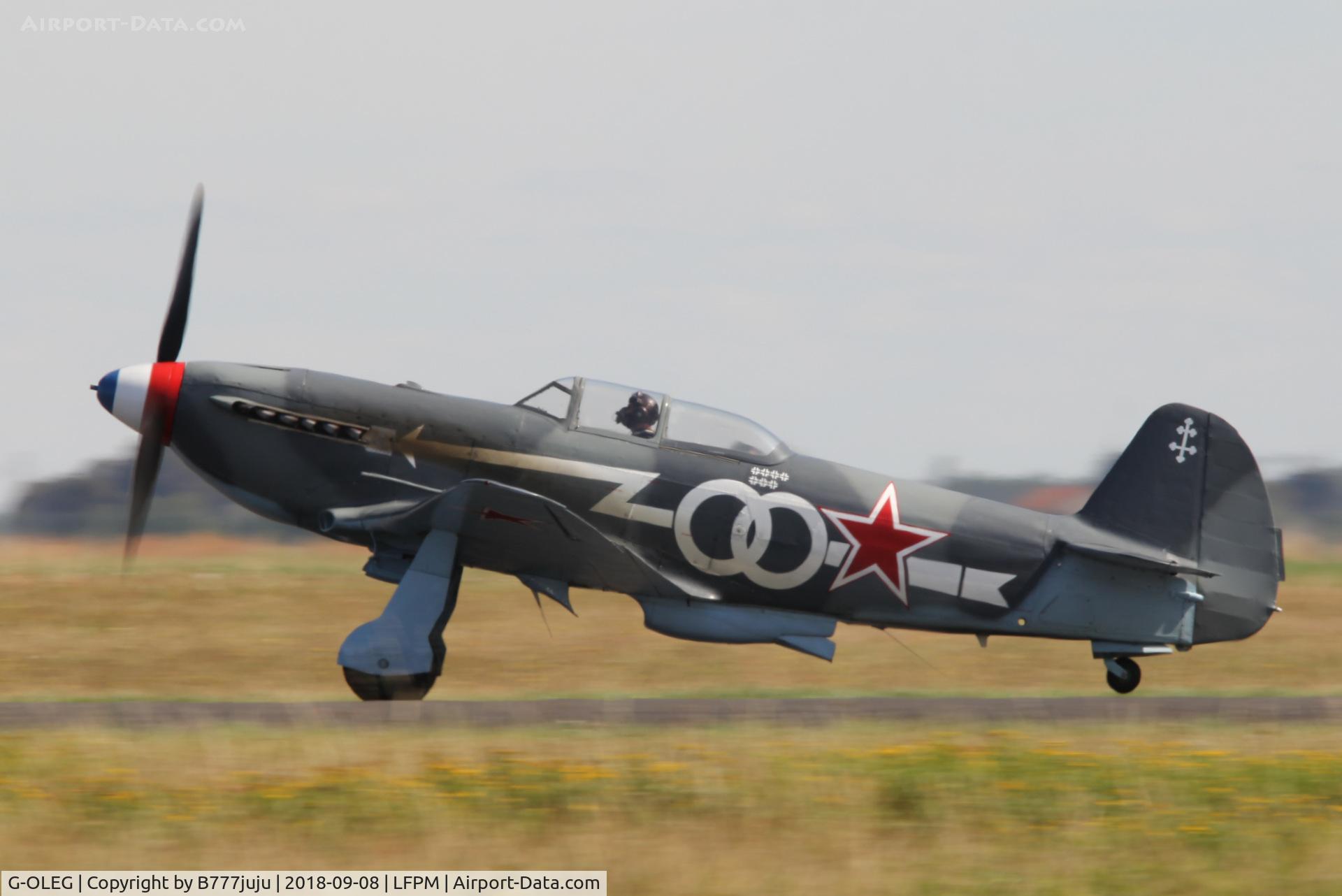 G-OLEG, 1944 Yakovlev Yak-3UA C/N 202, at Melin