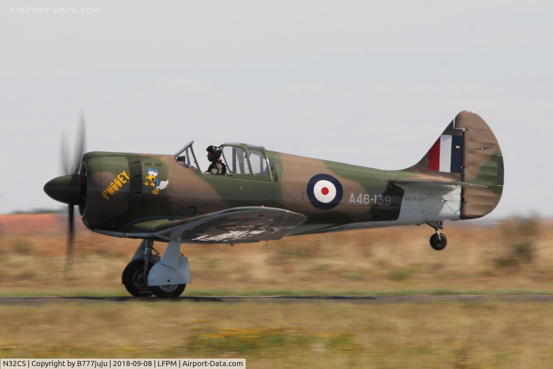 N32CS, 1997 Commonwealth CA-12 Boomerang Replica C/N A46-139, at Melun