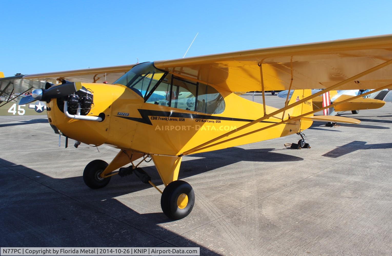 N77PC, 1946 Piper J3C-65 Cub C/N 16642, NAS JAX 2014