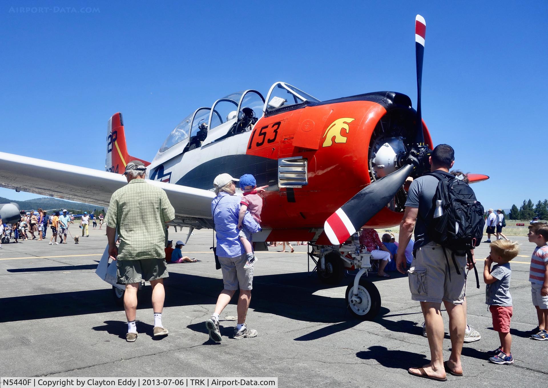 N5440F, 1956 North American T-28B Trojan C/N 200-365 (138294), Truckee Airport California 2013