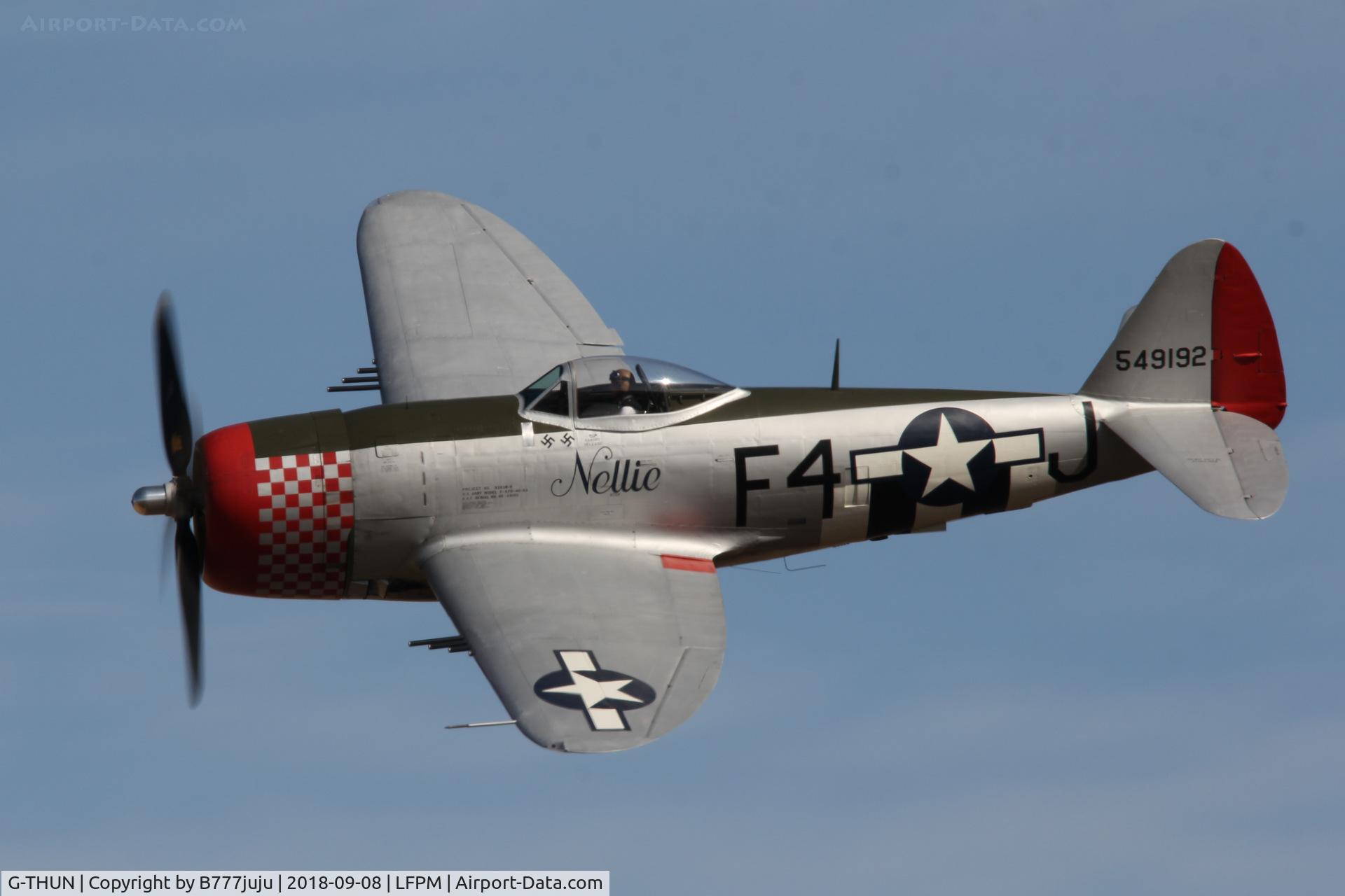 G-THUN, 1945 Republic P-47D Thunderbolt C/N 399-55731, at Melun
