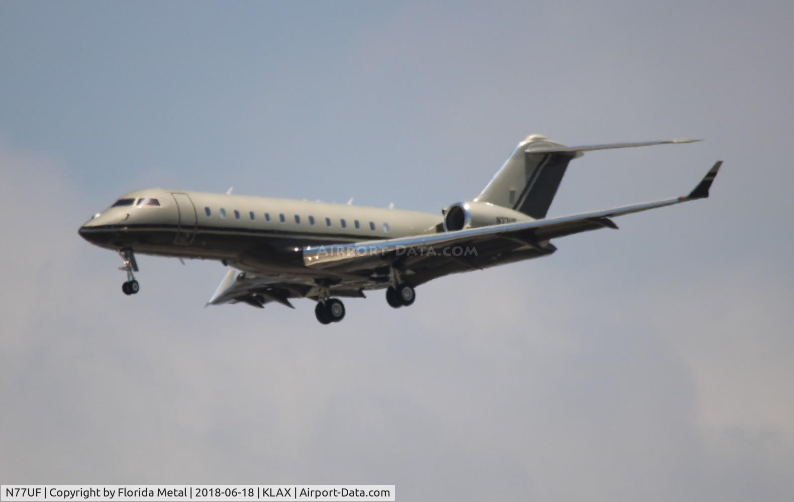 N77UF, 2008 Bombardier BD-700-1A10 Global Express C/N 9284, LAX 2018