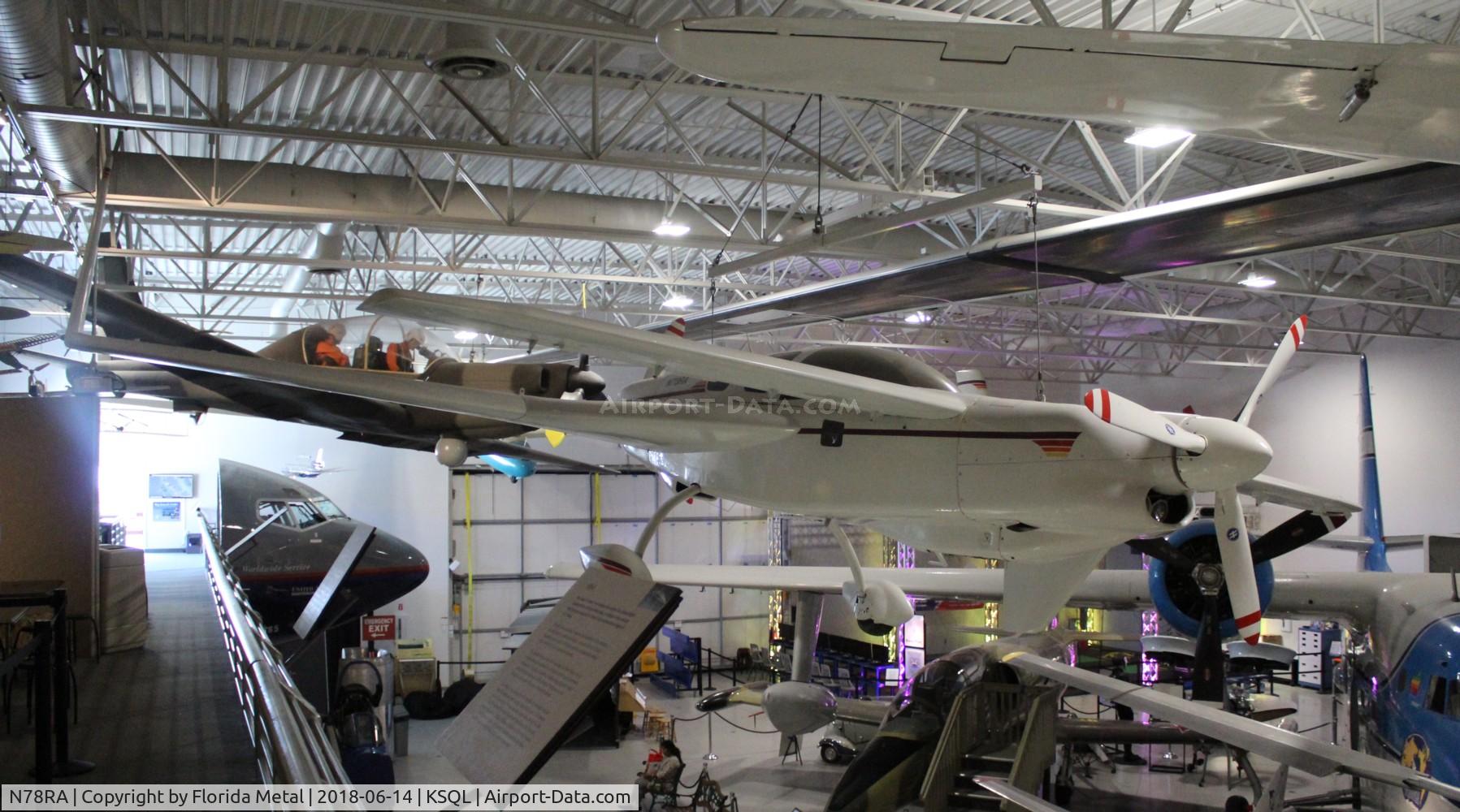 N78RA, 1978 Rutan Defiant C/N 001, Hiller Aviation Museum