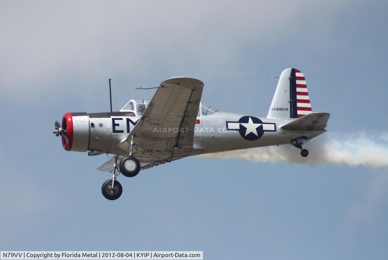 N79VV, 1942 Consolidated Vultee BT-13A C/N 11756, Thunder Over Michigan 2012