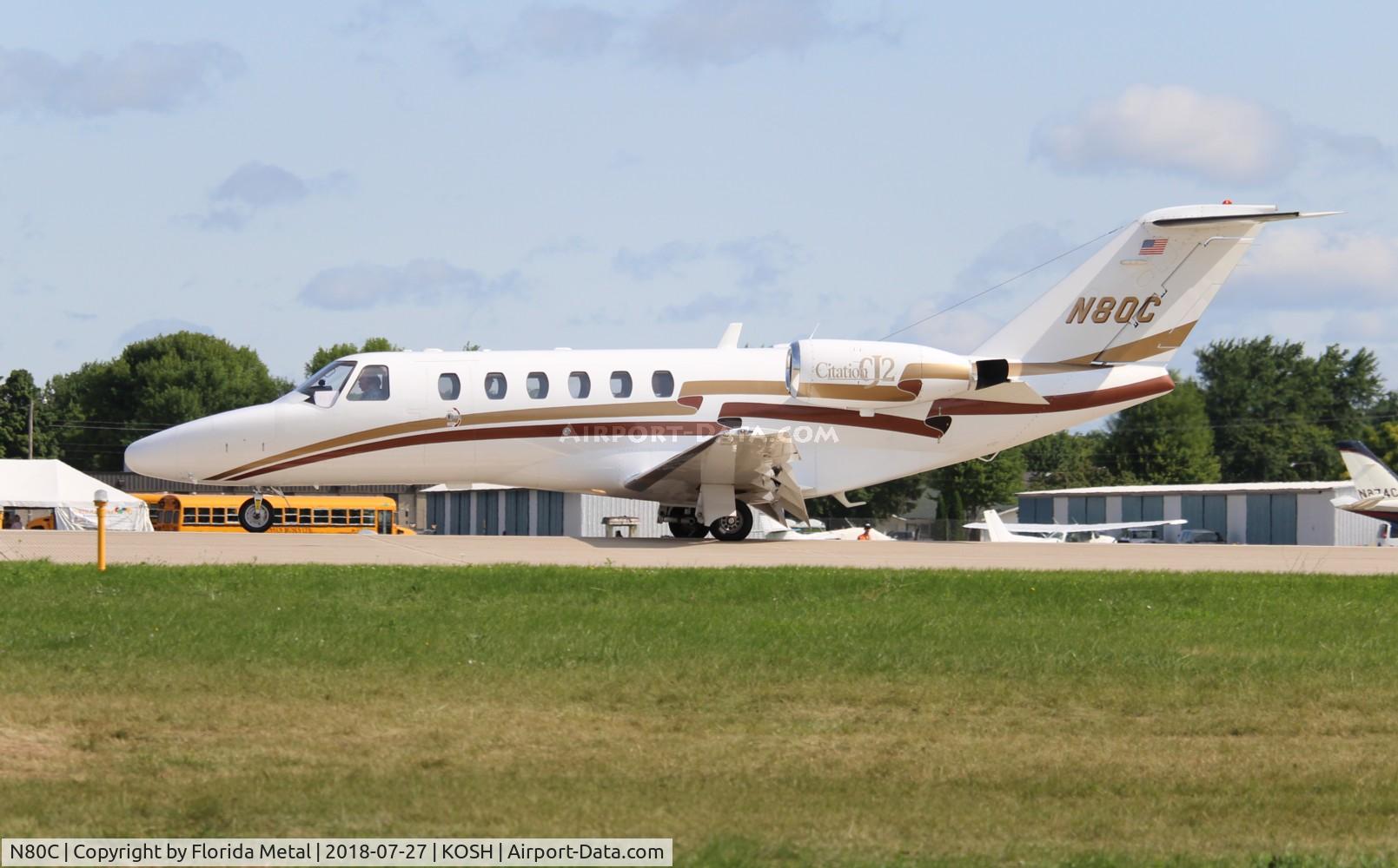 N80C, 2002 Cessna 525A CitationJet CJ2 C/N 525A0104, Air Venture 2018