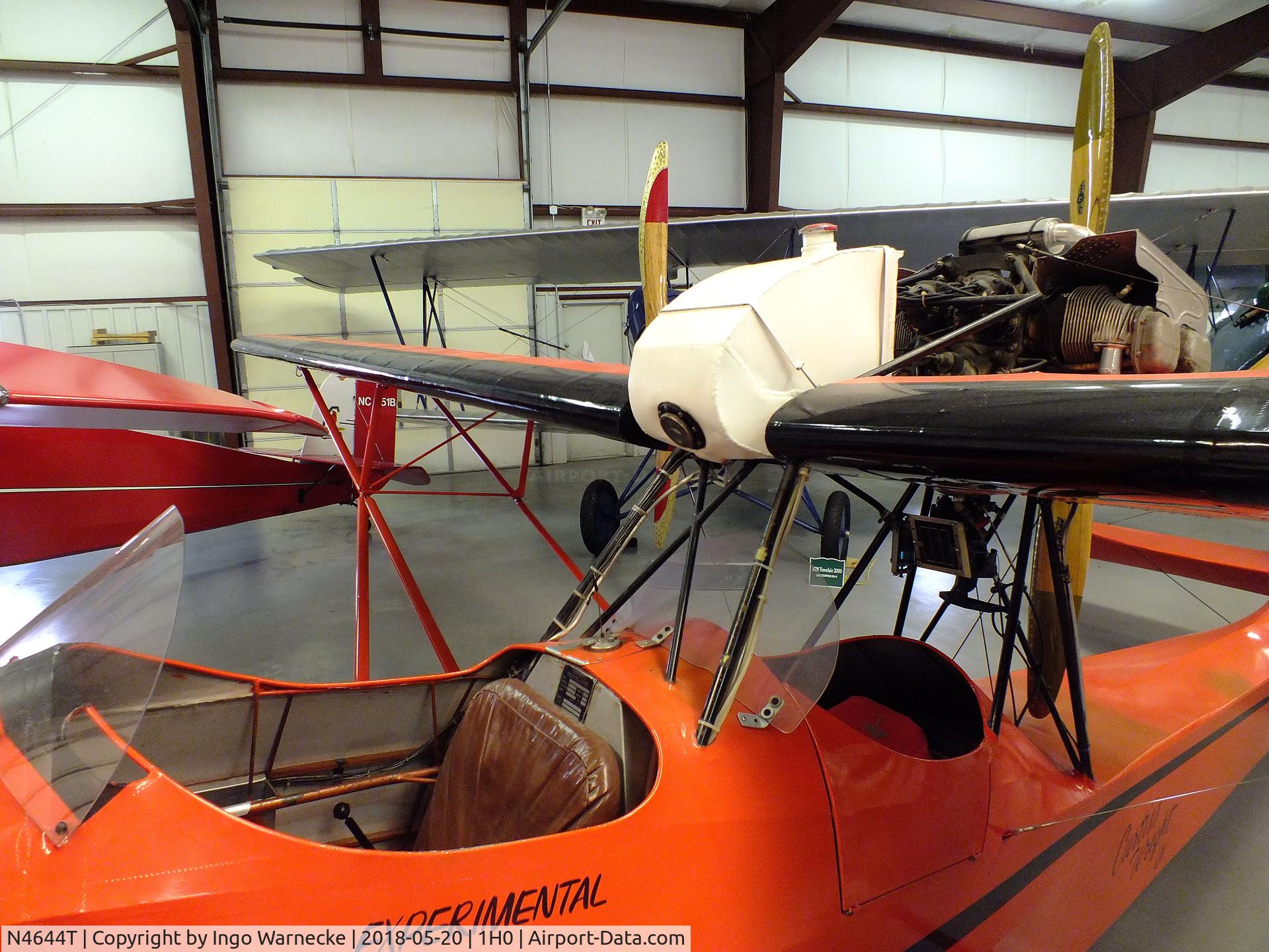 N4644T, 1965 Curtiss-Wright JR CW-1 Replica C/N EHS-1, Curtiss-Wright CW-1 Junior replica at the Aircraft Restoration Museum at Creve Coeur airfield, Maryland Heights MO