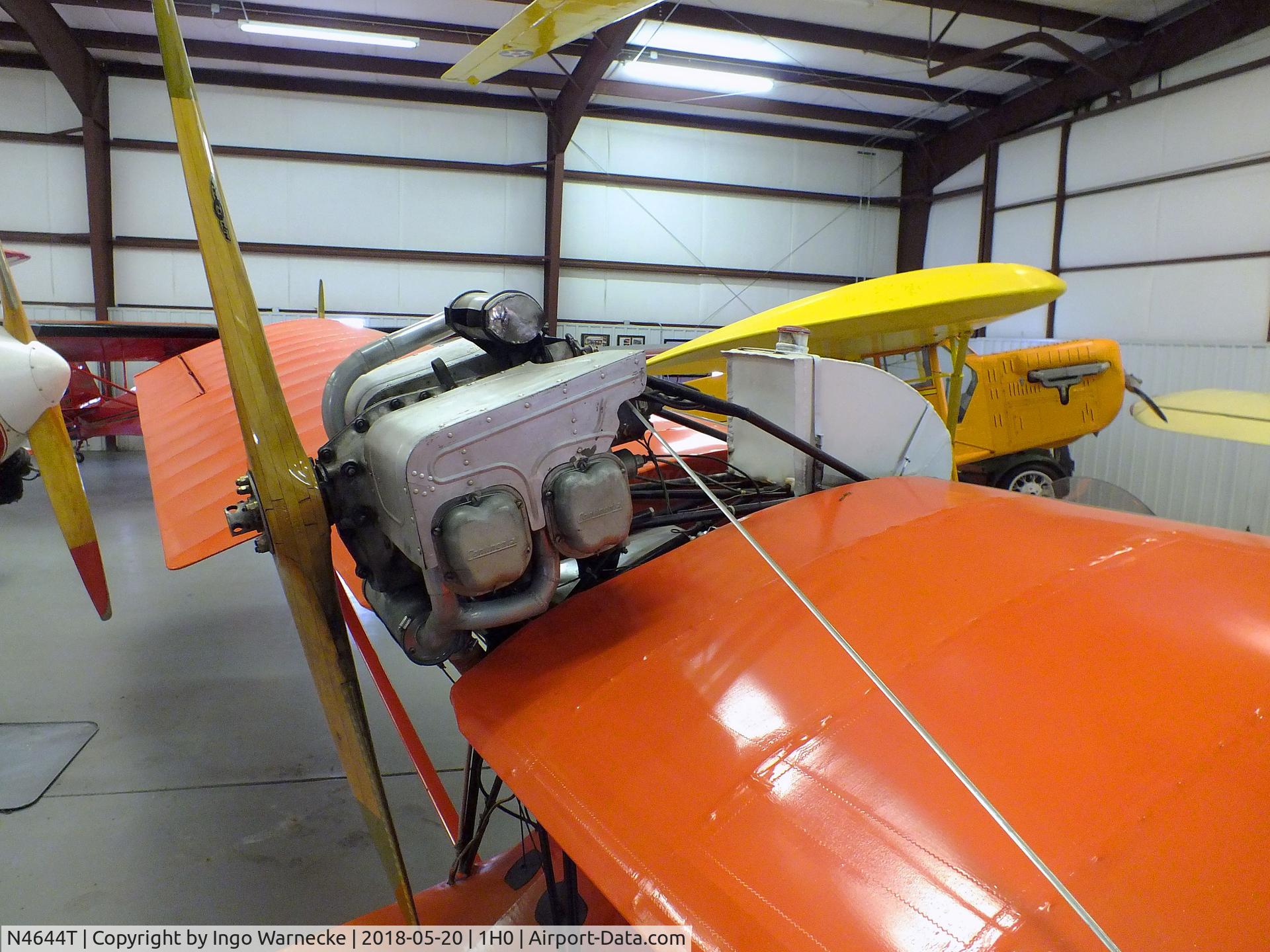 N4644T, 1965 Curtiss-Wright JR CW-1 Replica C/N EHS-1, Curtiss-Wright CW-1 Junior replica at the Aircraft Restoration Museum at Creve Coeur airfield, Maryland Heights MO