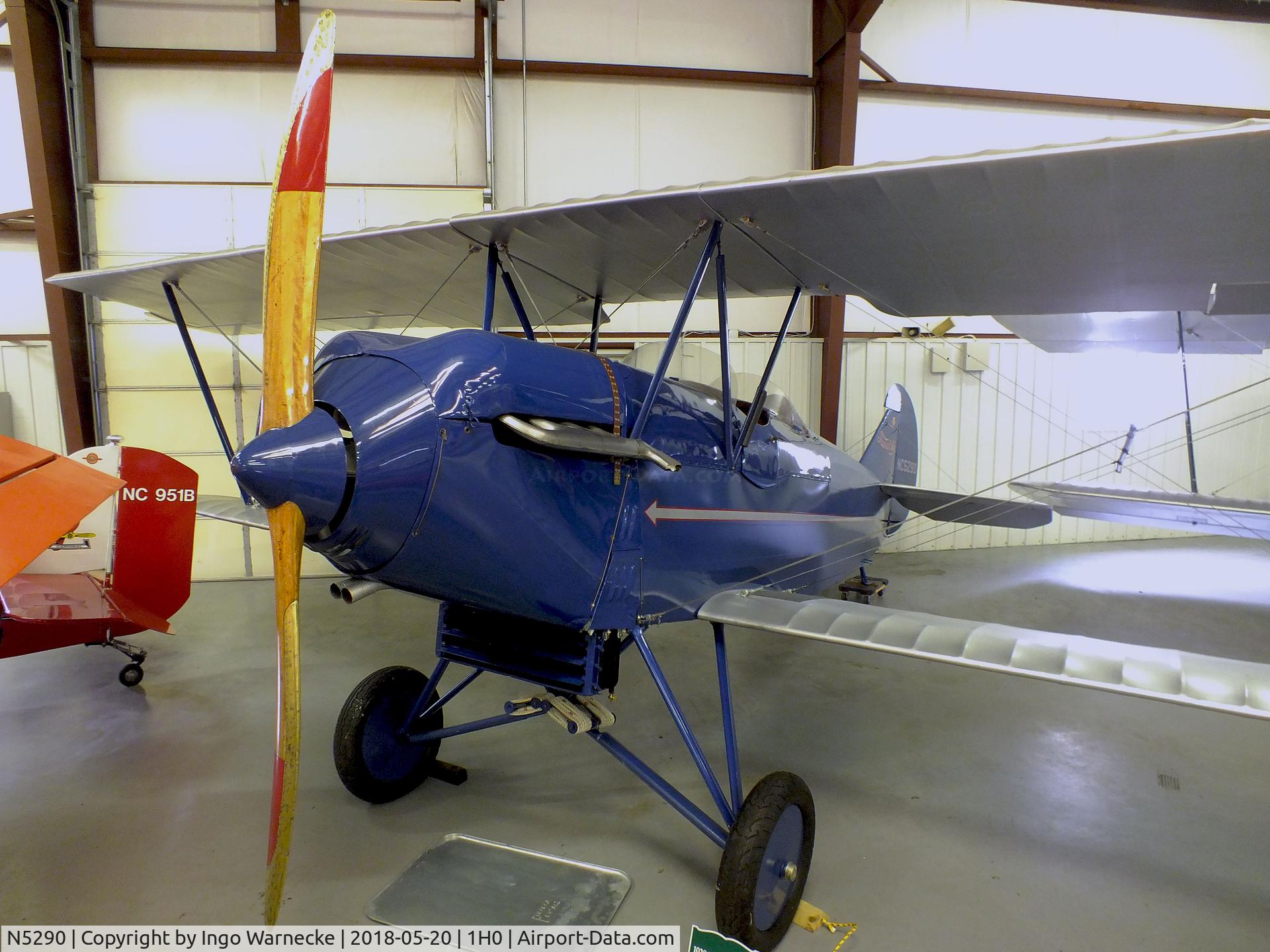 N5290, 1928 Curtiss-Wright Travel Air 2000 C/N 490, Curtiss-Wright Travel Air 2000 at the Aircraft Restoration Museum at Creve Coeur airfield, Maryland Heights MO