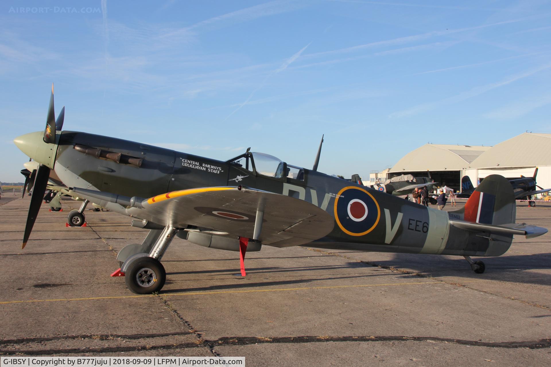 G-IBSY, 1942 Supermarine 349 Spitfire Vc C/N EE602, at Melun