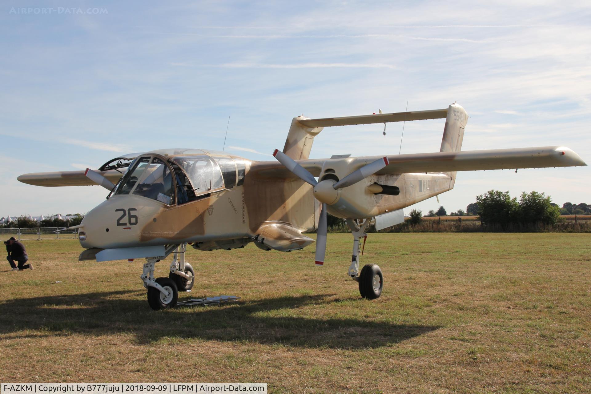 F-AZKM, 1971 North American OV-10B Bronco C/N 338-9 (305-65), at Melun