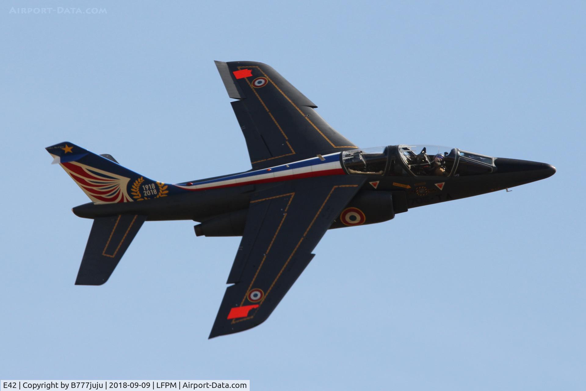 E42, Dassault-Dornier Alpha Jet E C/N E42, at Melun