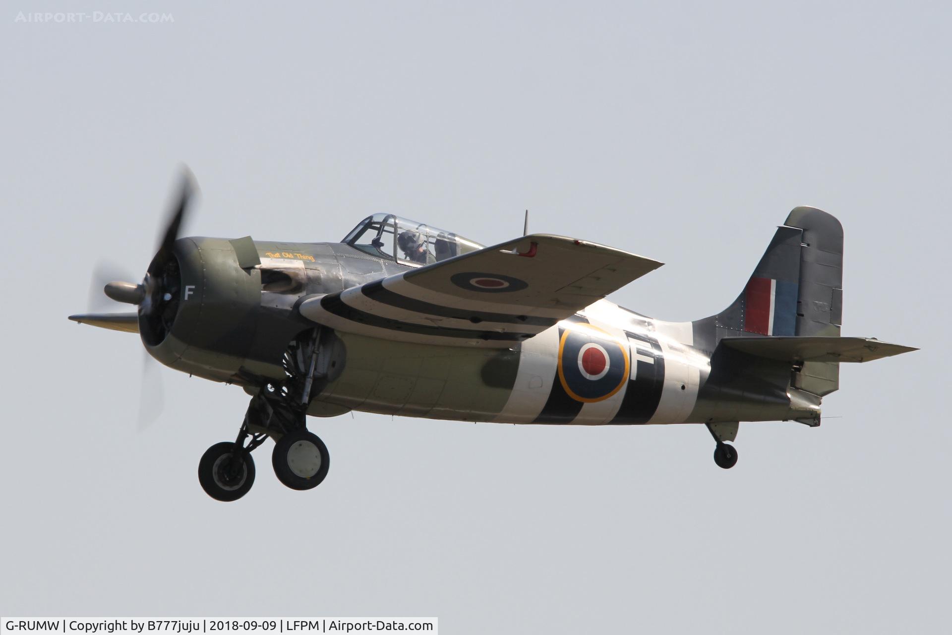 G-RUMW, 1944 General Motors (Grumman) FM-2 Wildcat C/N 5765, at Melun