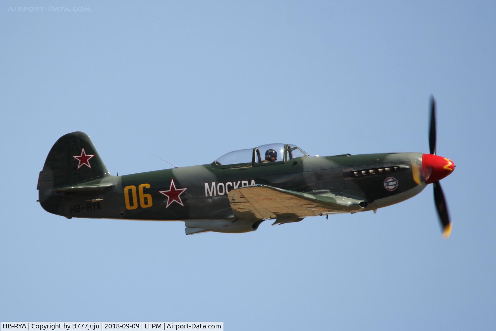 HB-RYA, Yakovlev Yak-9UM C/N 0470406, at Melun