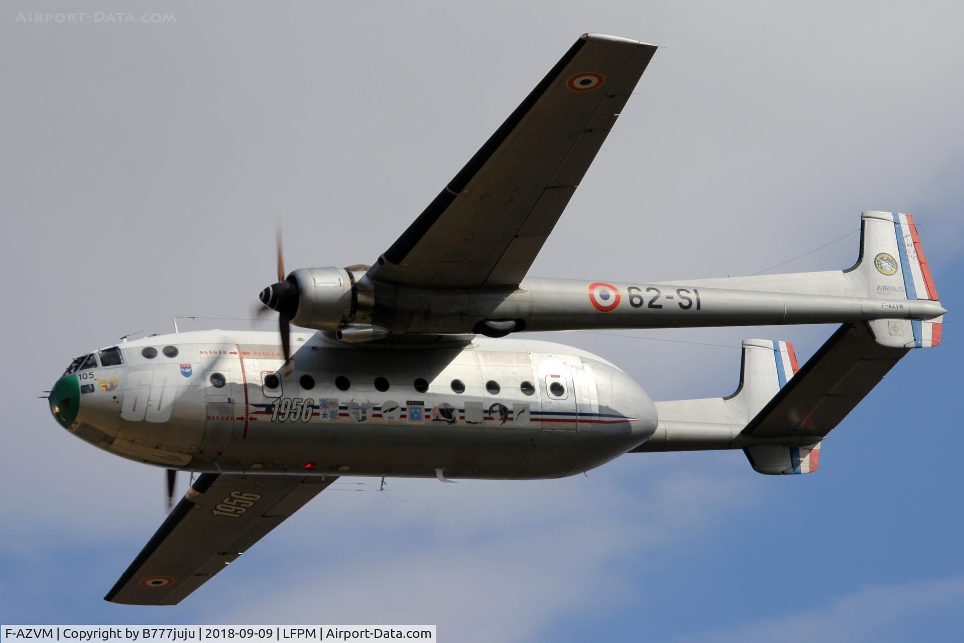 F-AZVM, 1956 Nord N-2501F Noratlas C/N 105, at Melun