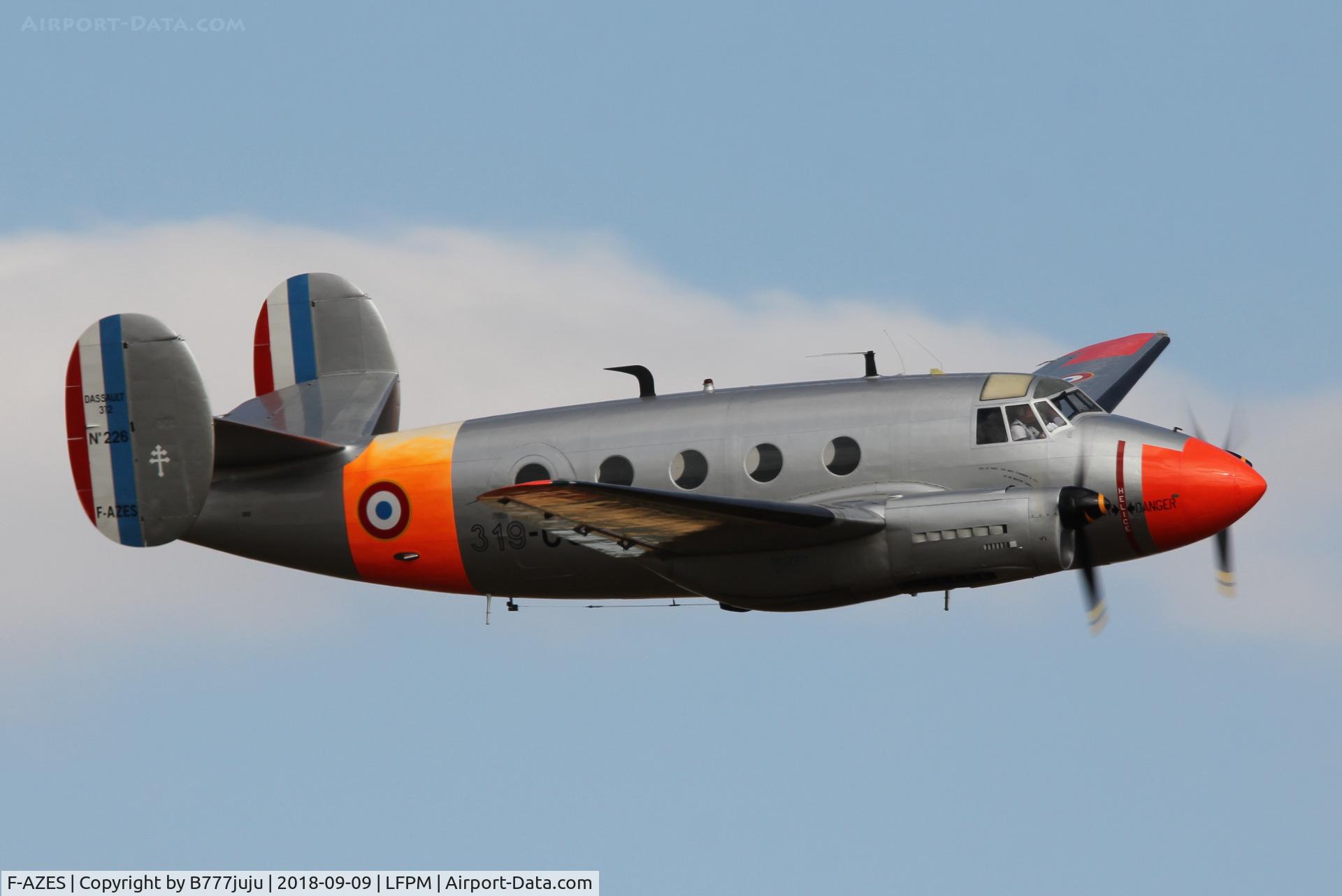 F-AZES, Dassault MD-312 Flamant C/N 226, at Melun