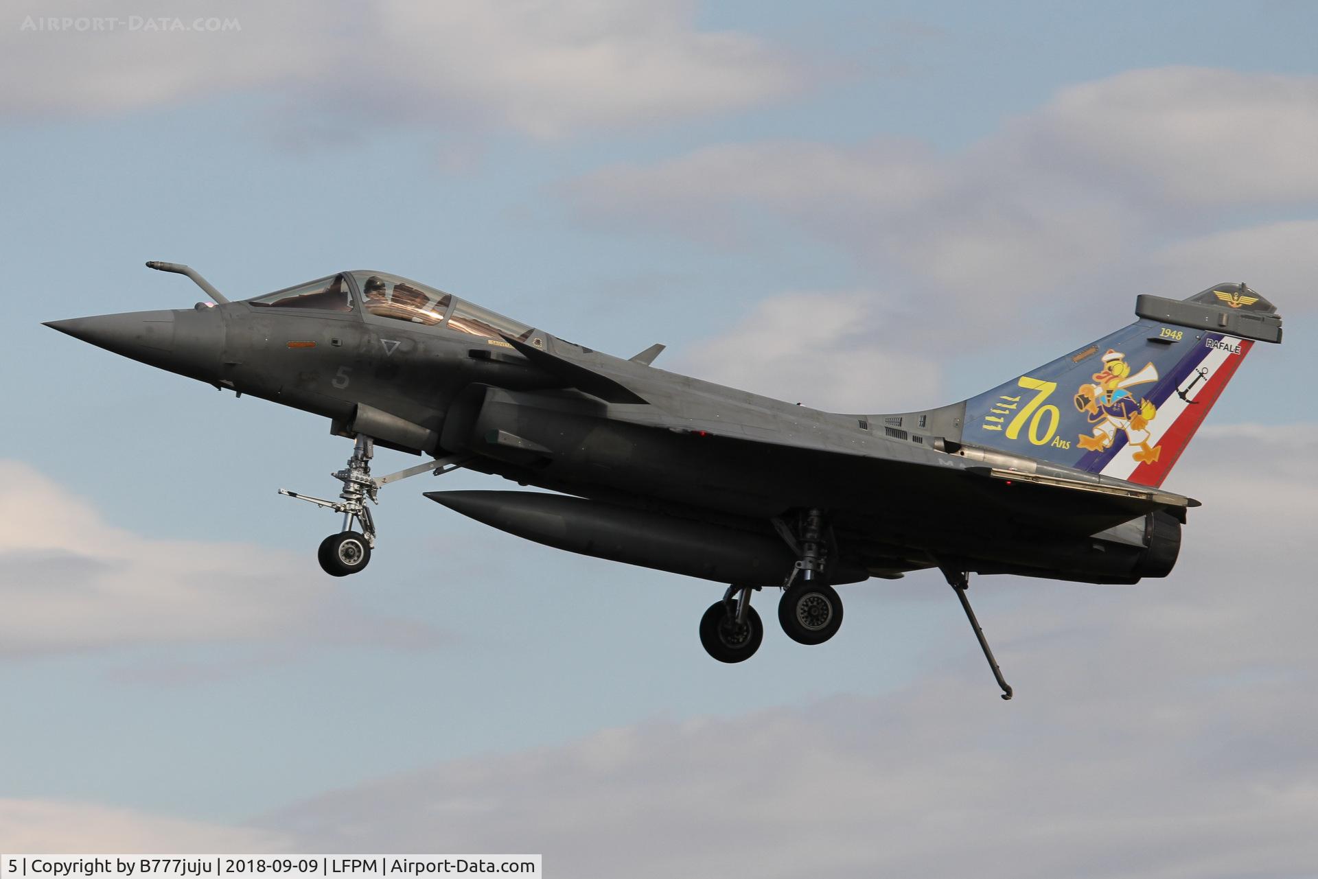 5, Dassault Rafale M C/N 5, at Melun