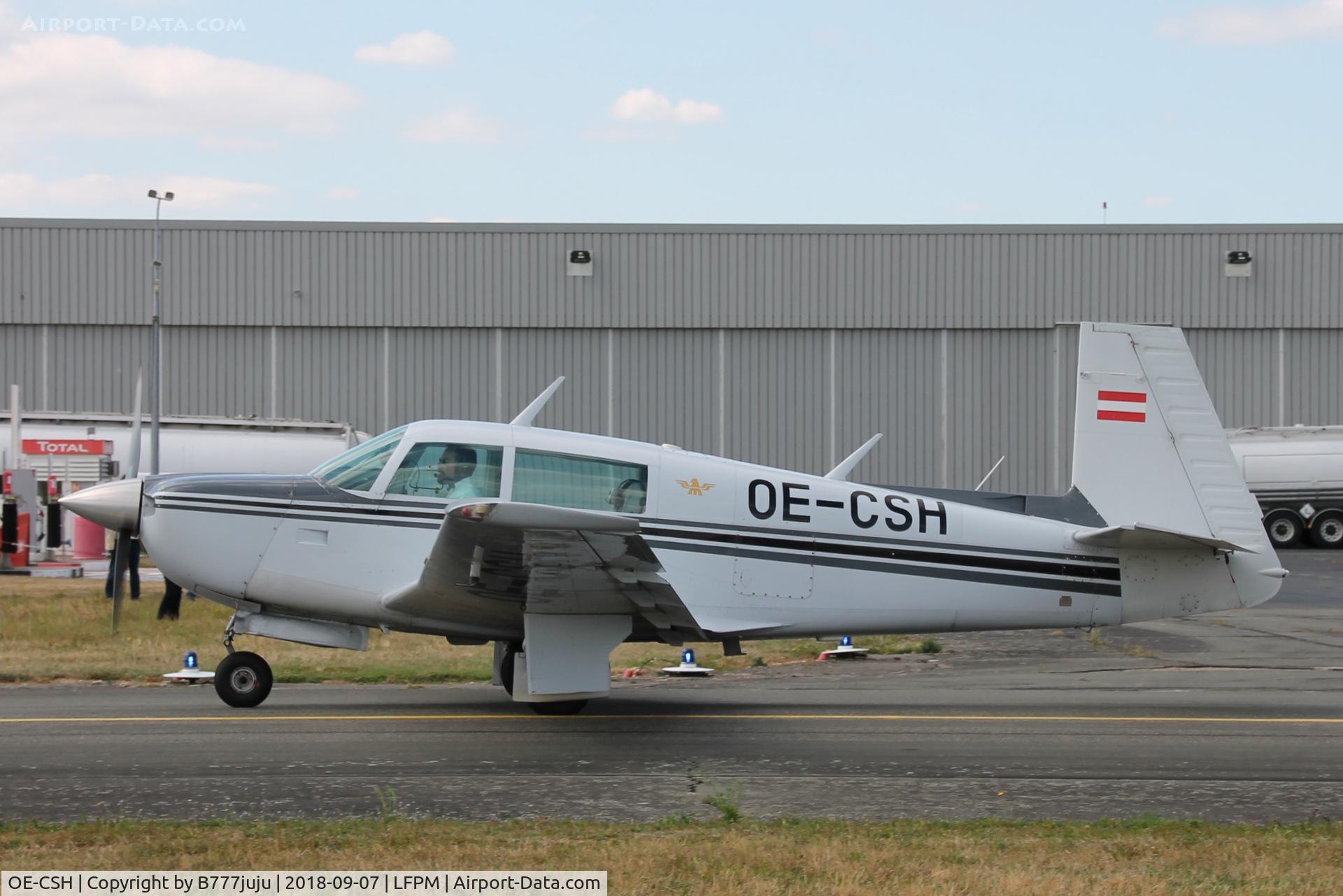 OE-CSH, Mooney M20J 201 C/N 24-1269, at Melun