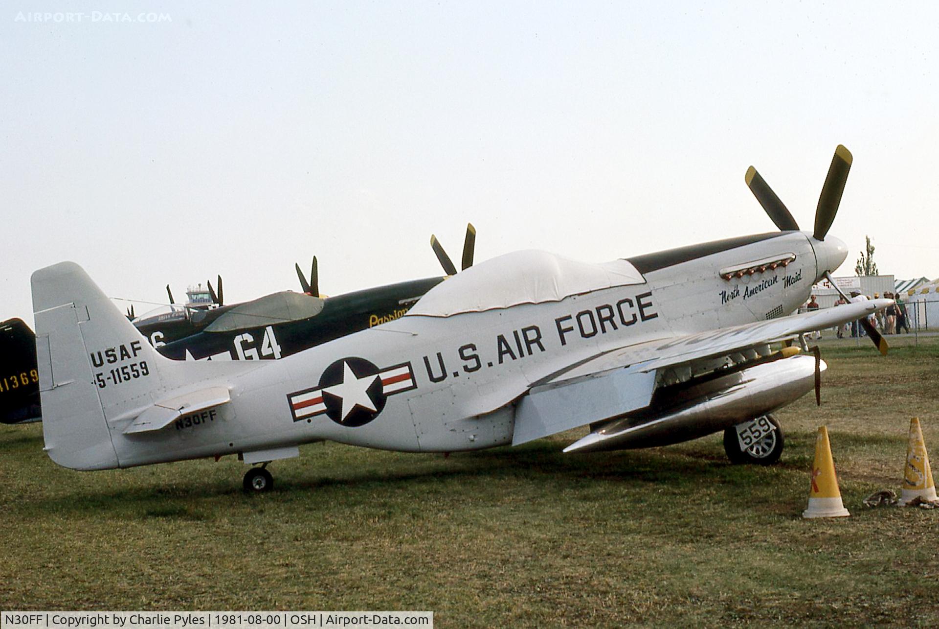N30FF, 1944 North American F-51D Mustang C/N 45-11559, Warbirds
