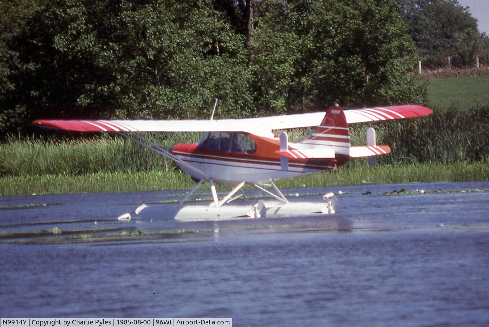 N9914Y, 1961 Champion 7GCB C/N 7GCB-112, On Floats