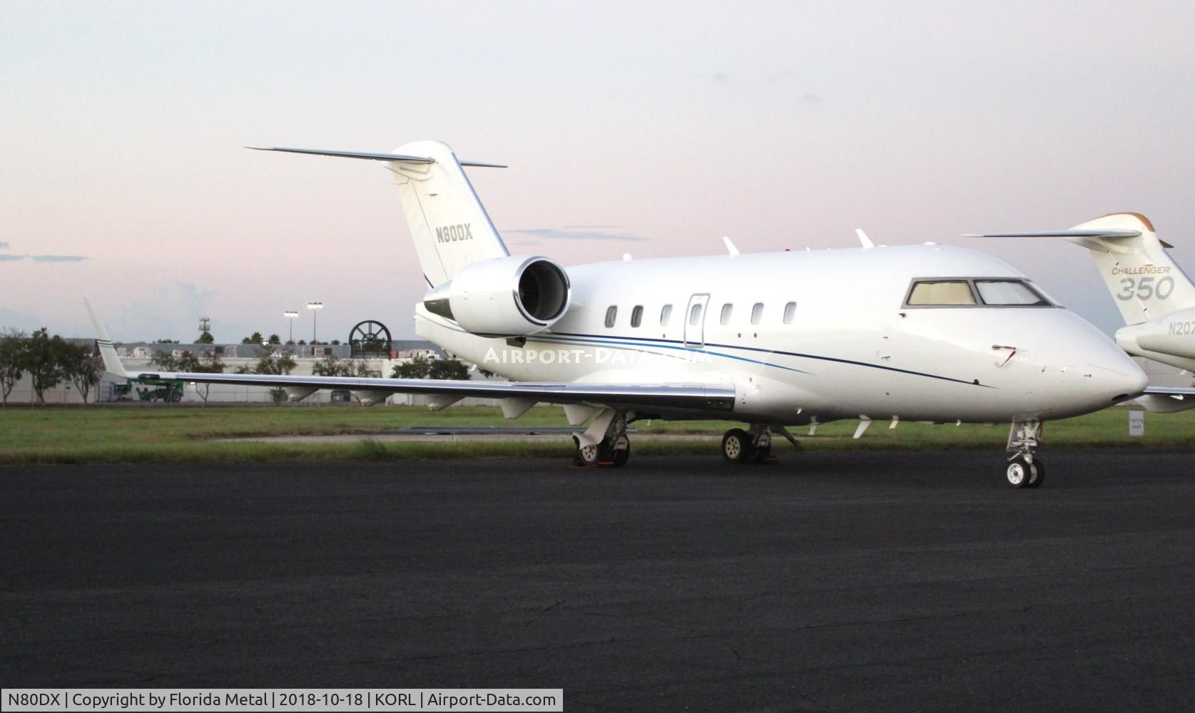 N80DX, 1998 Bombardier Challenger 604 (CL-600-2B16) C/N 5365, NBAA 2018