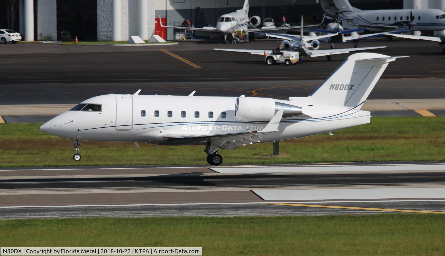 N80DX, 1998 Bombardier Challenger 604 (CL-600-2B16) C/N 5365, TPA 2018