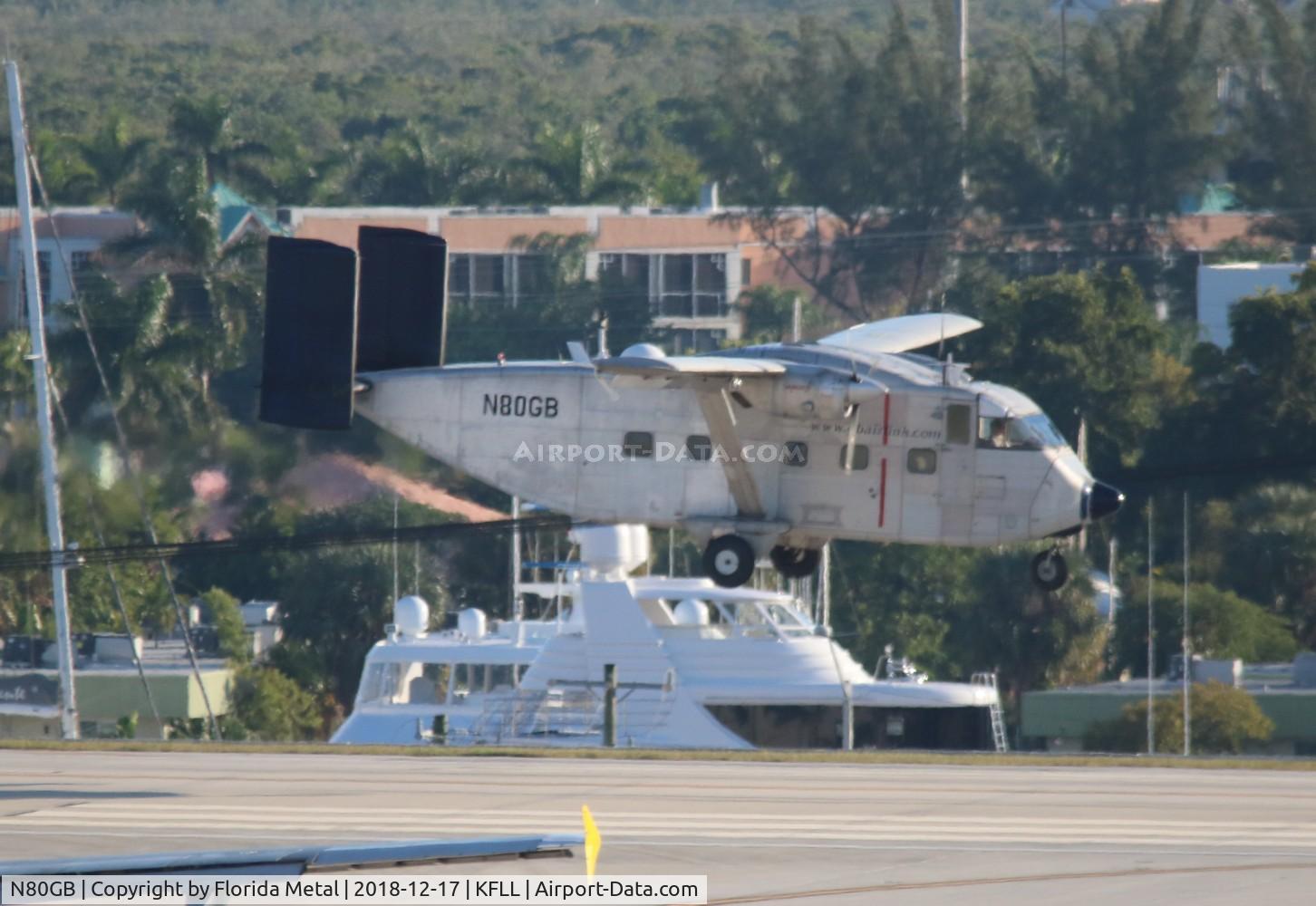 N80GB, 1970 Short SC-7 Skyvan 3M-400 C/N SH.1888, FLL 2018