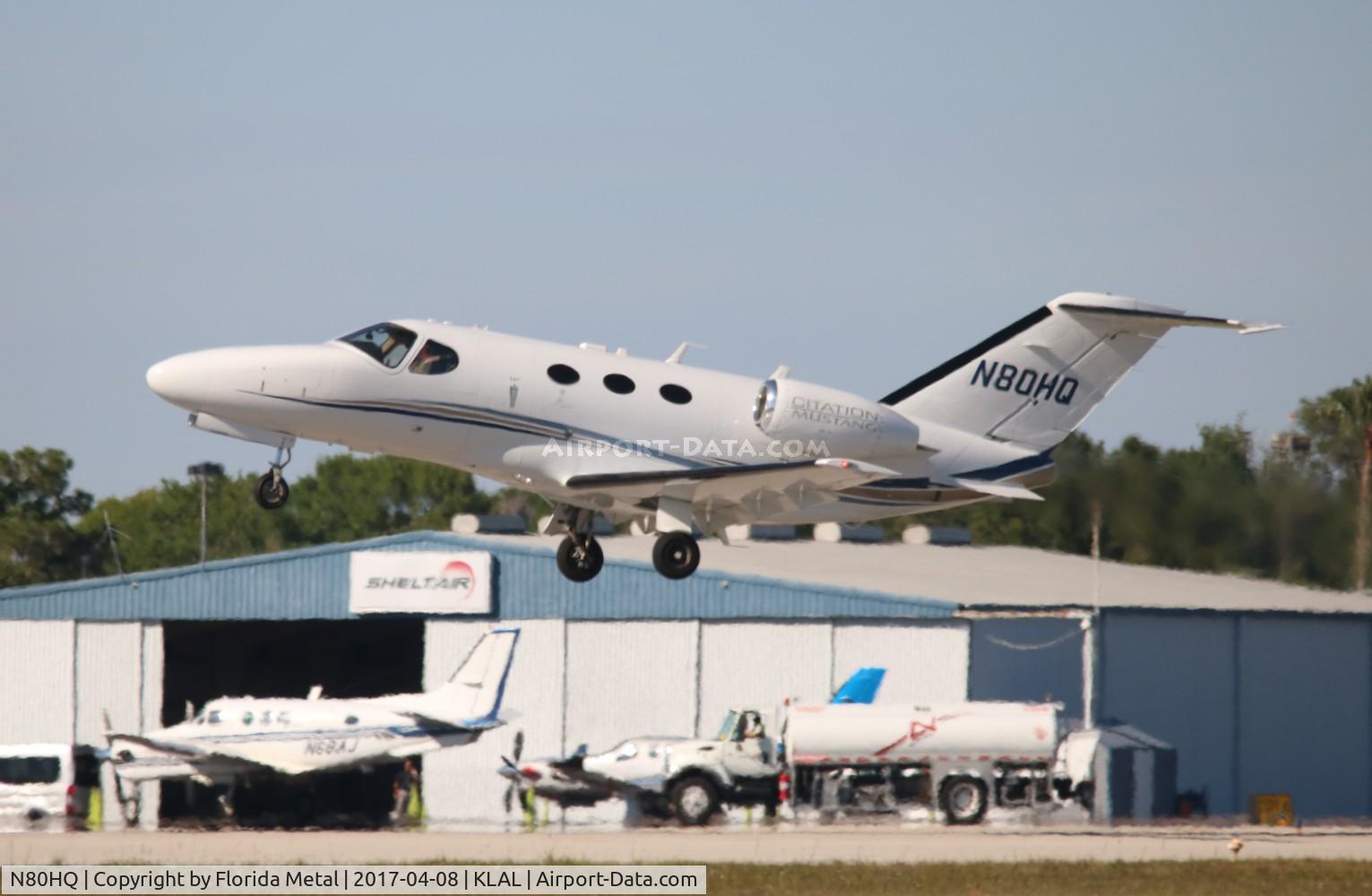 N80HQ, 2007 Cessna 510 Citation Mustang C/N 510-0021, Sun N Fun 2017