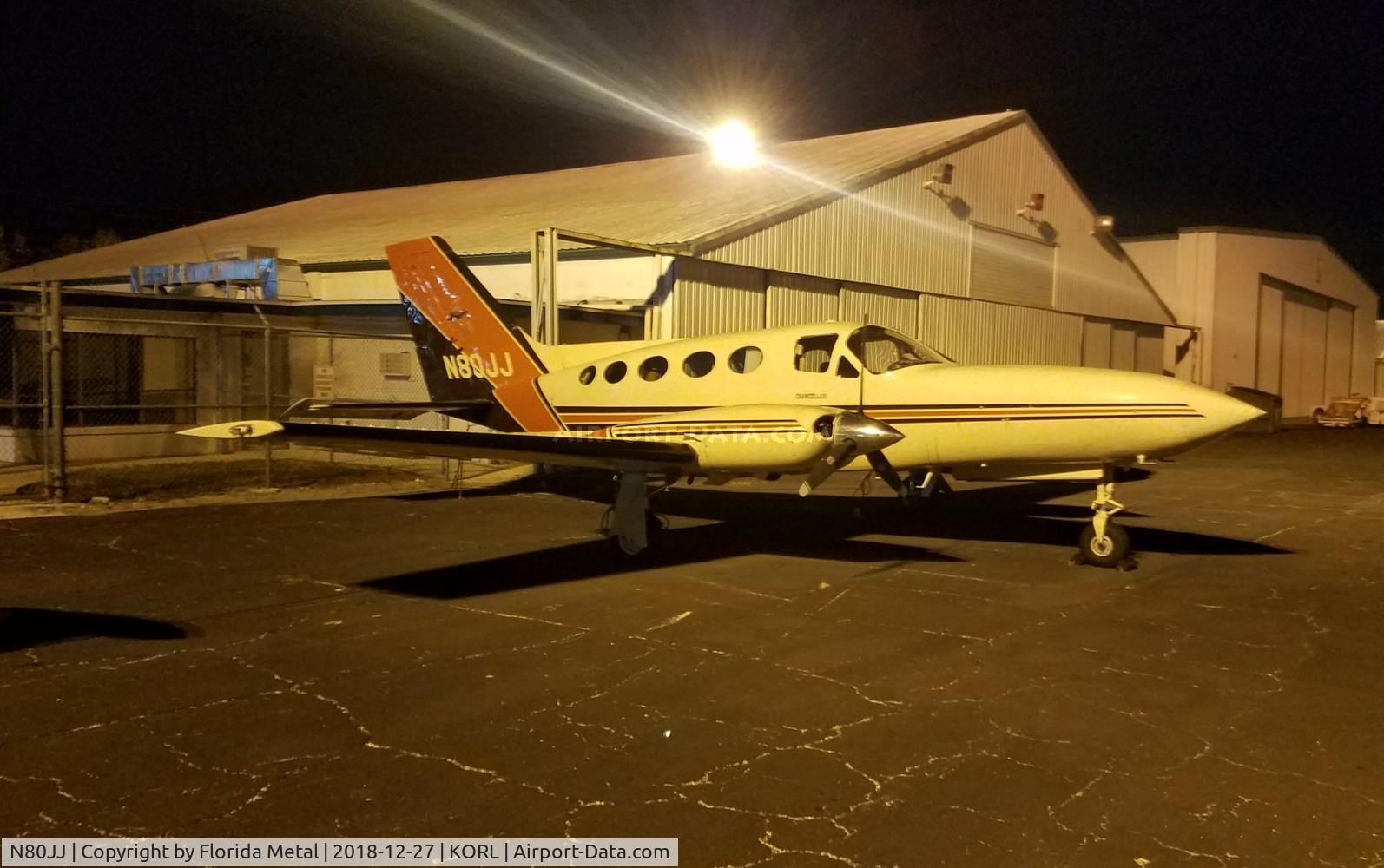 N80JJ, Cessna 414A Chancellor C/N 414A0412, ORL 2018