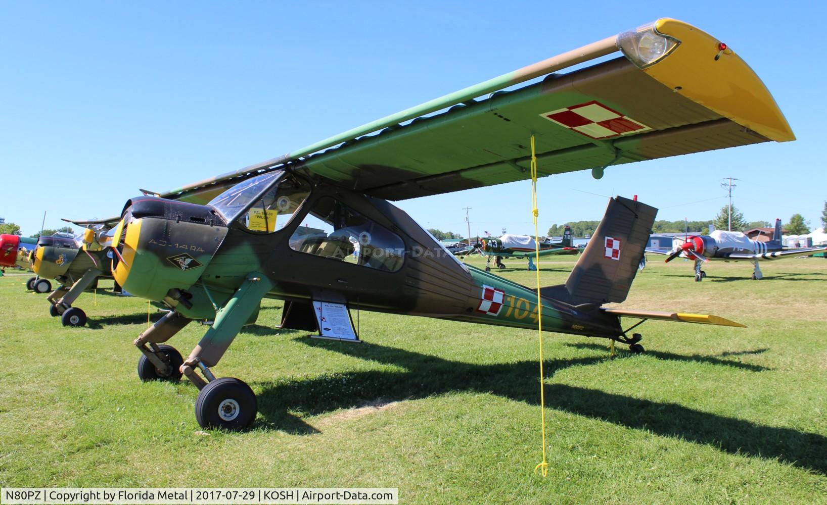 N80PZ, 1990 PZL-Okecie PZL-104 Wilga 80 C/N CF20900903, OSH 2017