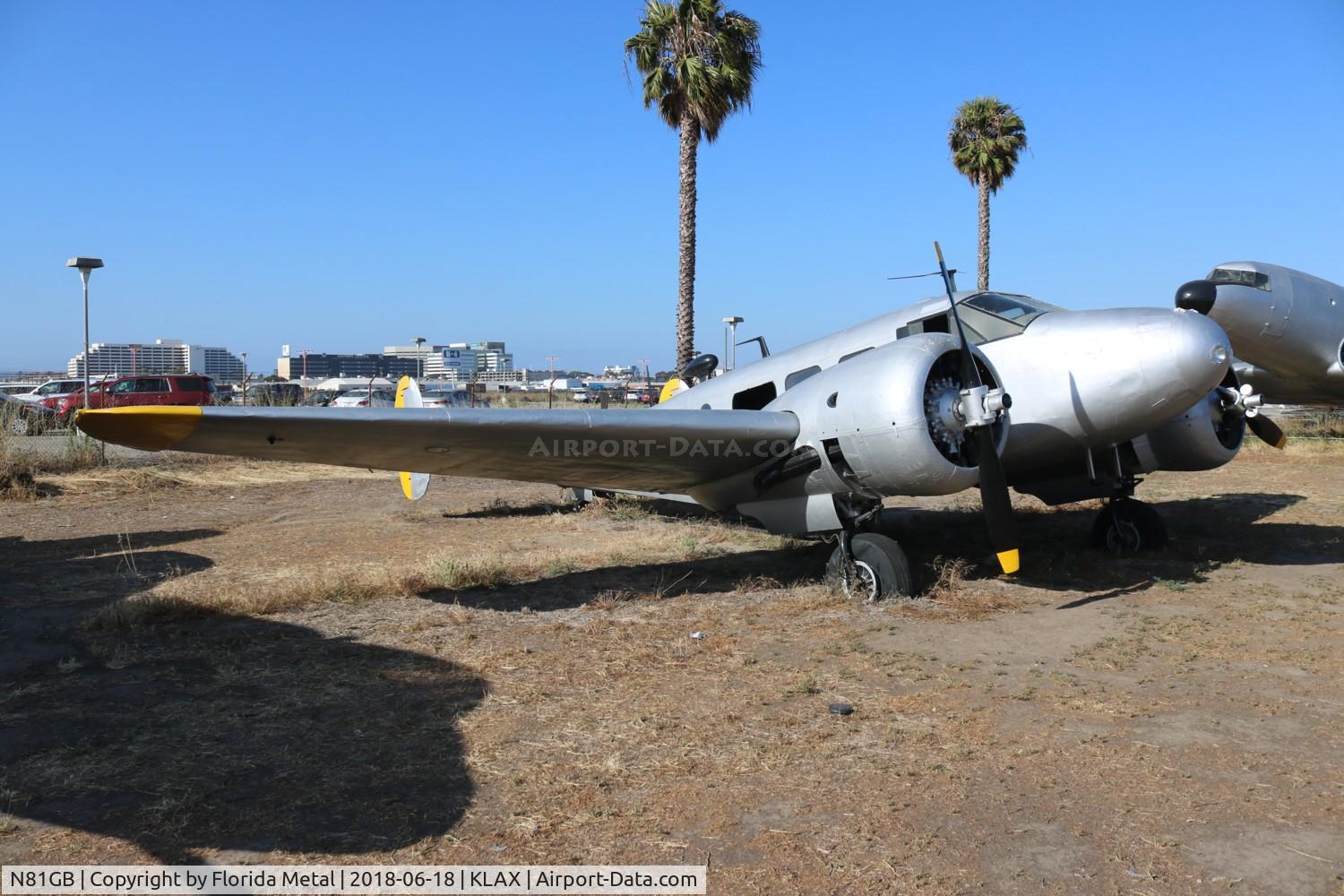 N81GB, 1944 Beech C18S C/N 7881, LAX 2018