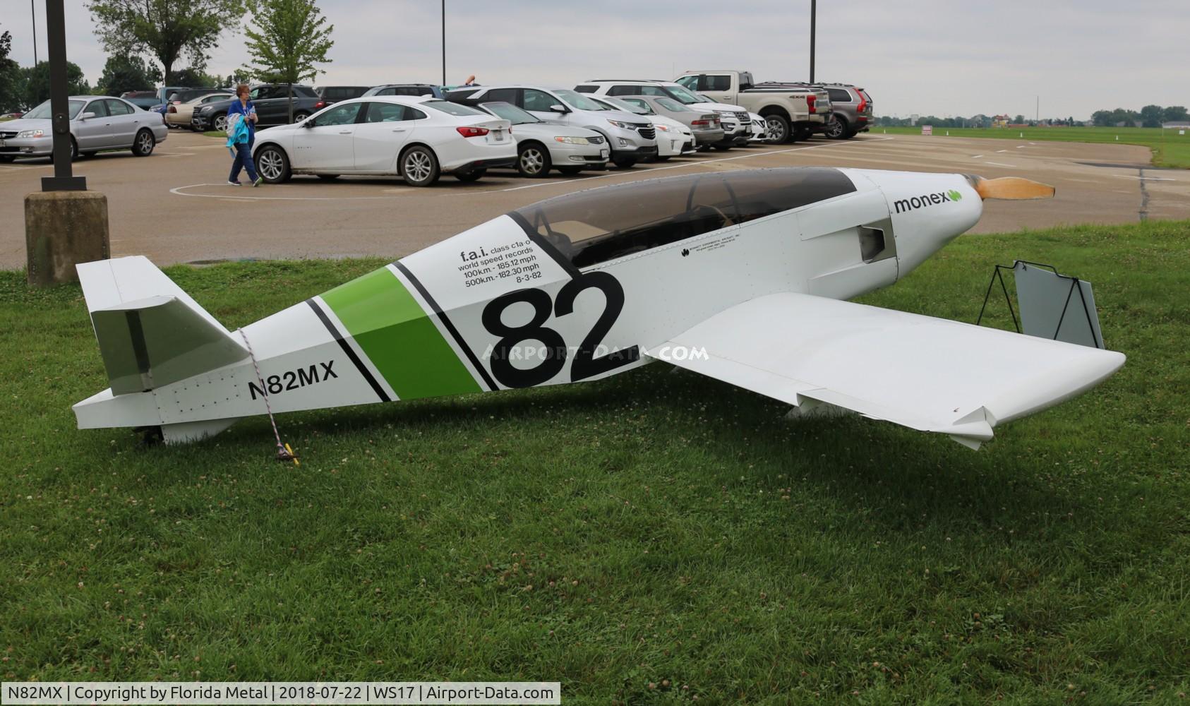N82MX, 1980 Monnett Monex C/N 001, EAA Museum