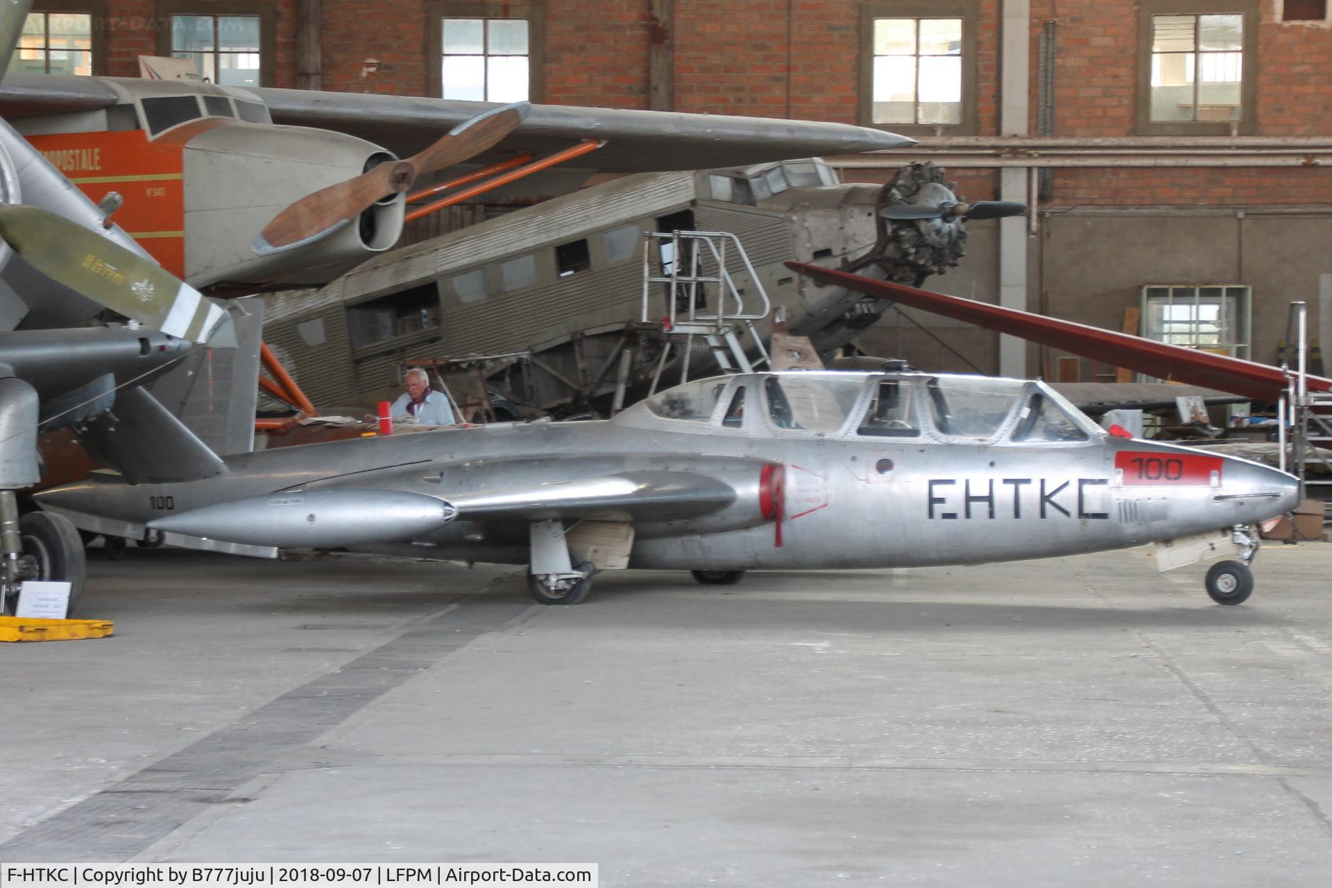 F-HTKC, Fouga CM-170 Magister C/N 100, at Melun