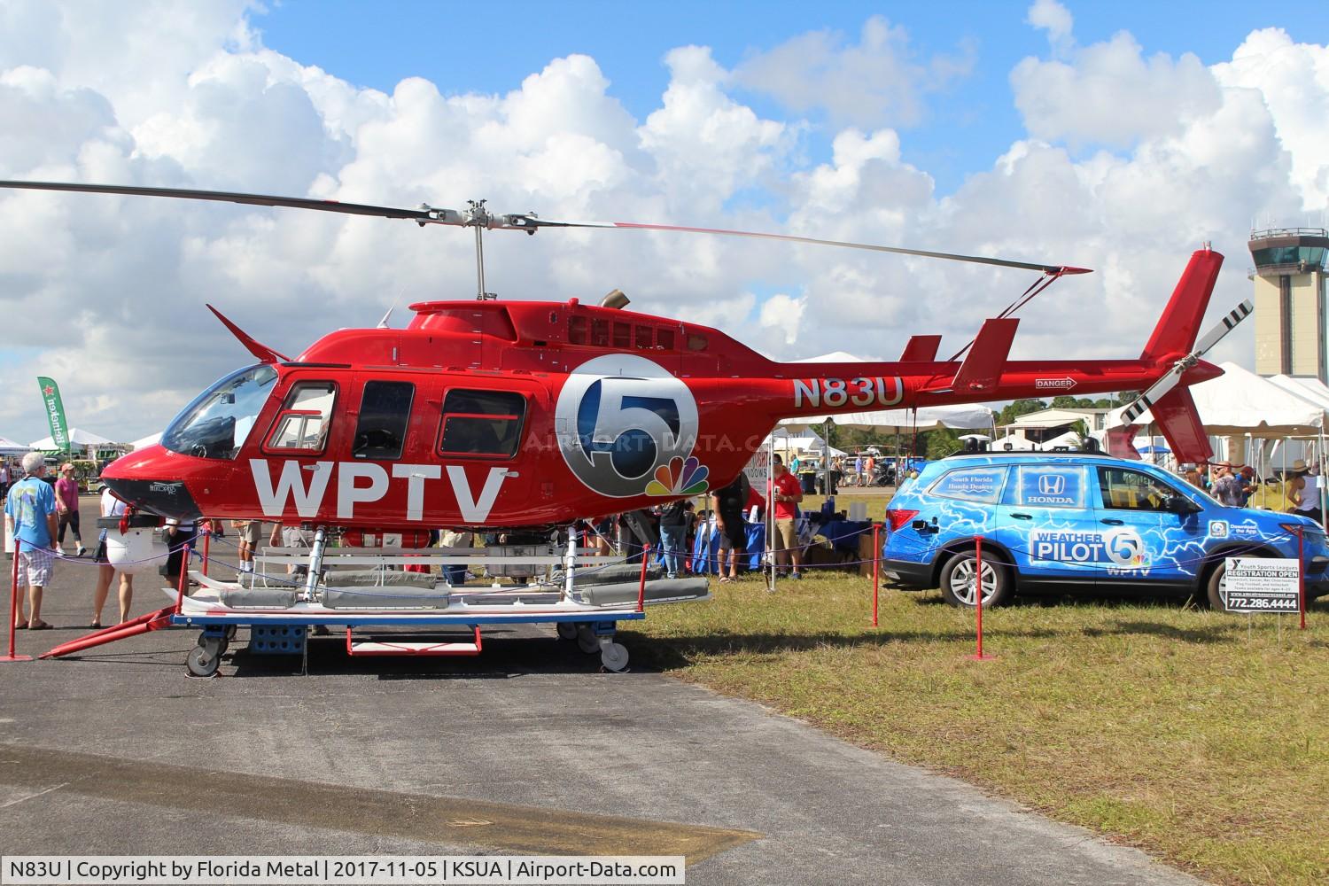 N83U, 1995 Bell 206L-4 LongRanger IV LongRanger C/N 52124, Stuart 2017