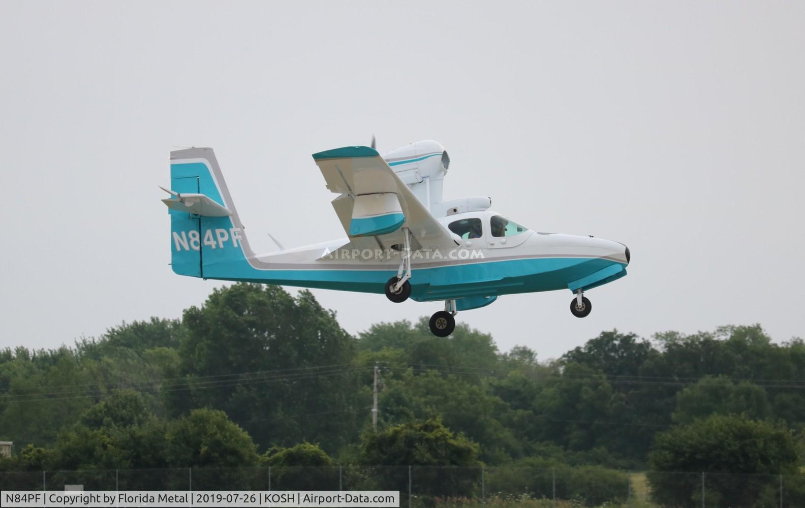 N84PF, 1984 Lake LA-4-200 Buccaneer C/N 1100, Air Venture 2019