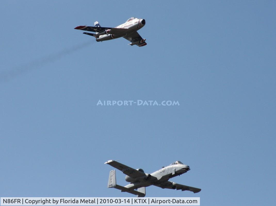 N86FR, 1952 North American F-86F Sabre C/N 191-655, TICO 2010