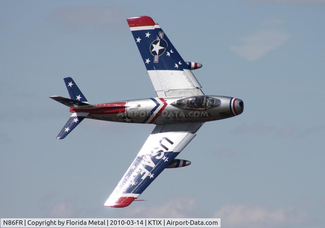 N86FR, 1952 North American F-86F Sabre C/N 191-655, TICO 2010