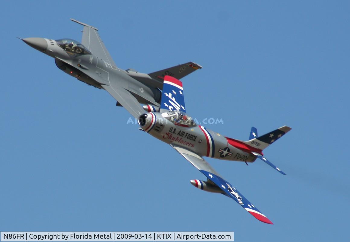 N86FR, 1952 North American F-86F Sabre C/N 191-655, TICO 2009