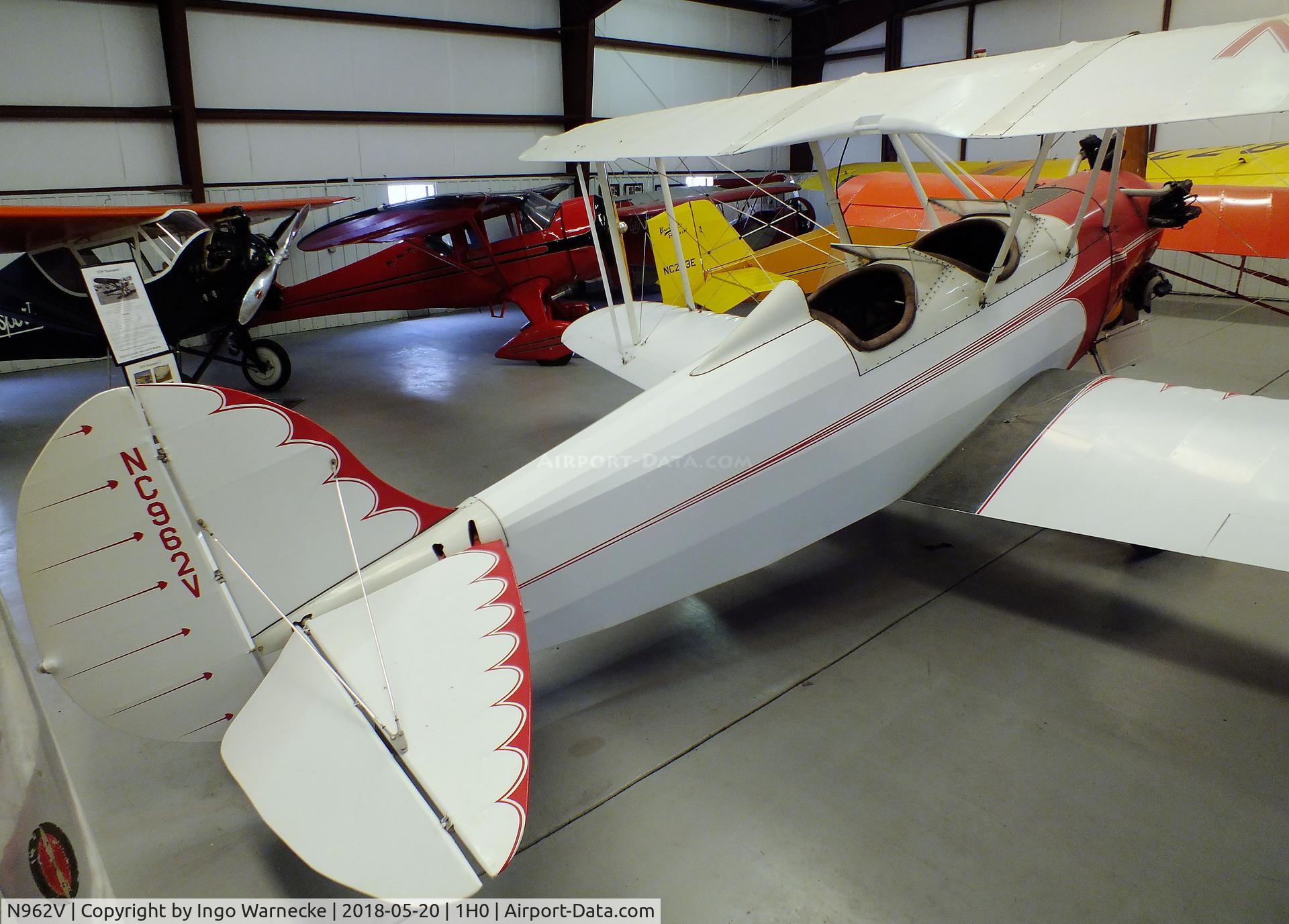 N962V, 1929 Fairchild KR-21 C/N 1053, Fairchild Kreider-Reisner KR-21 at the Aircraft Restoration Museum at Creve Coeur airfield, Maryland Heights MO