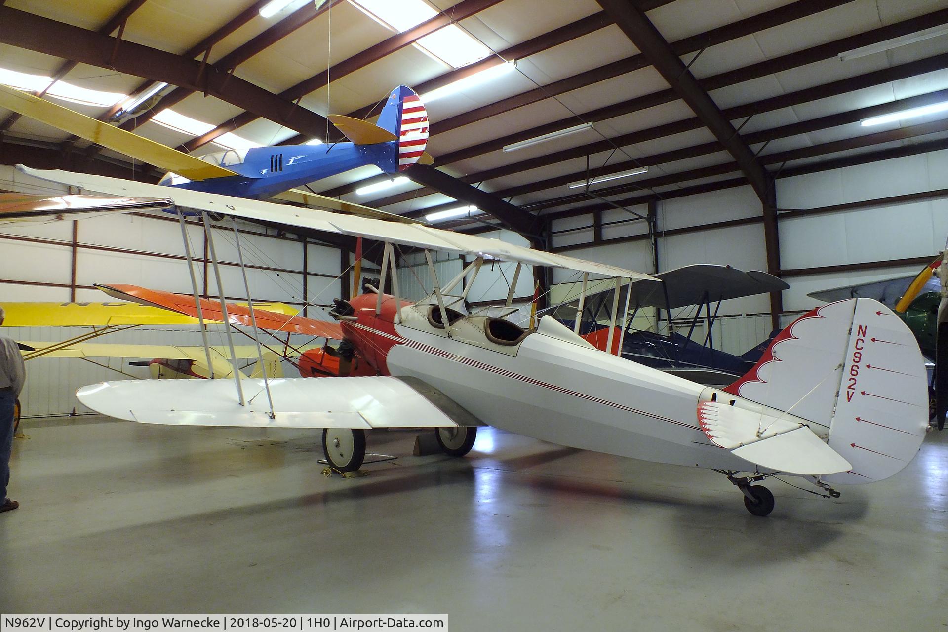 N962V, 1929 Fairchild KR-21 C/N 1053, Fairchild Kreider-Reisner KR-21 at the Aircraft Restoration Museum at Creve Coeur airfield, Maryland Heights MO