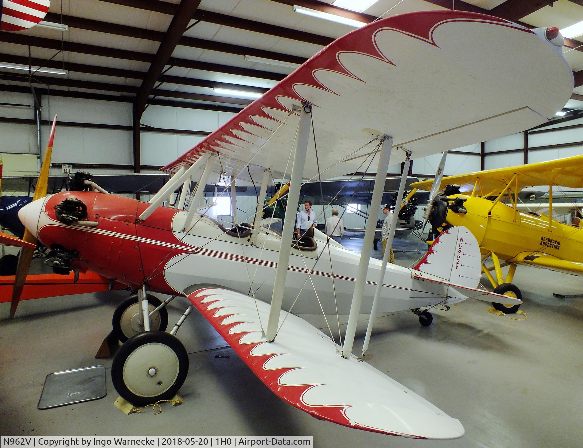 N962V, 1929 Fairchild KR-21 C/N 1053, Fairchild Kreider-Reisner KR-21 at the Aircraft Restoration Museum at Creve Coeur airfield, Maryland Heights MO