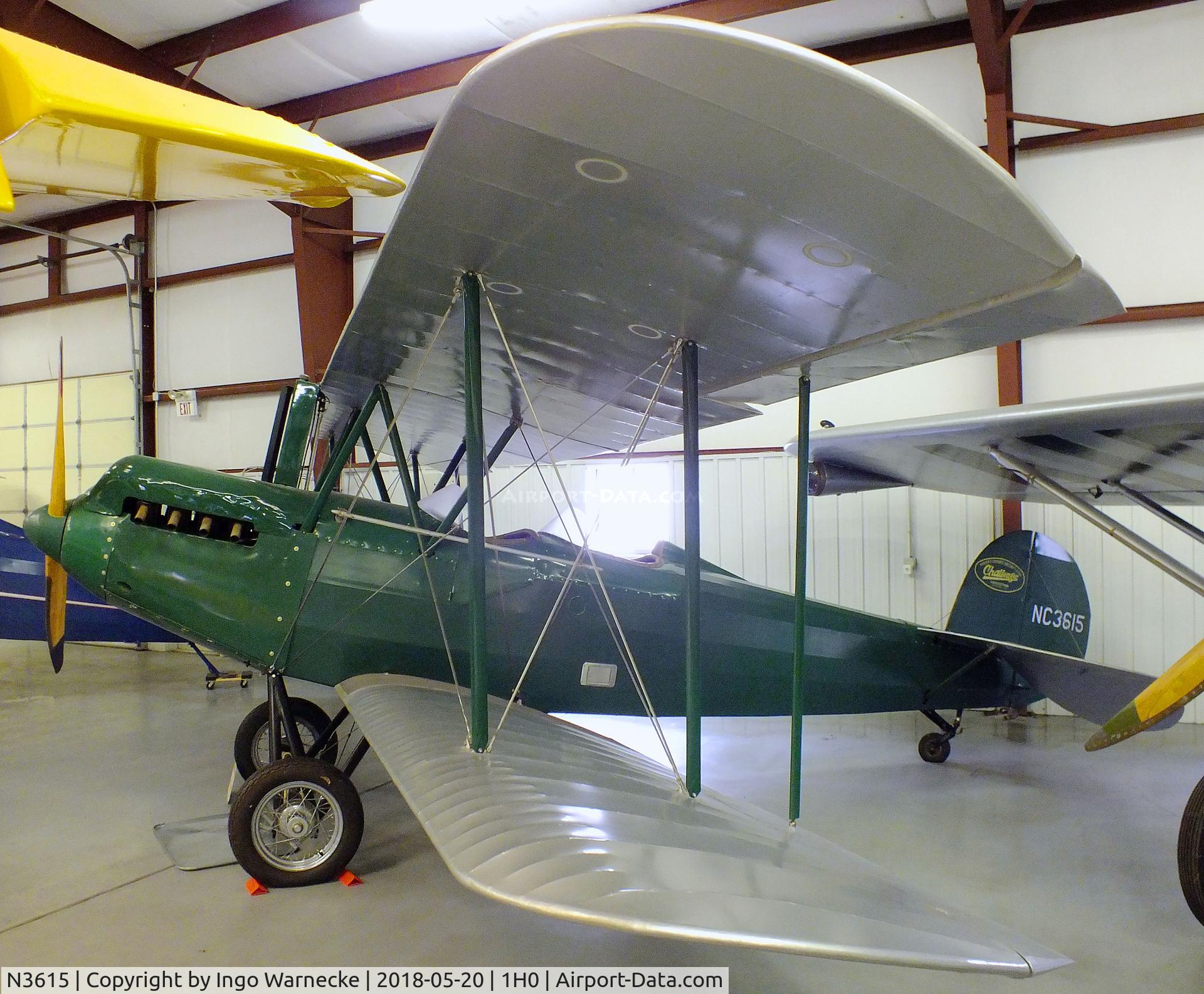 N3615, 1927 Fairchild KR-31 C/N 119, Kreider-Reisner C-2 Challenger (Fairchild KR-31) at the Aircraft Restoration Museum at Creve Coeur airfield, Maryland Heights MO
